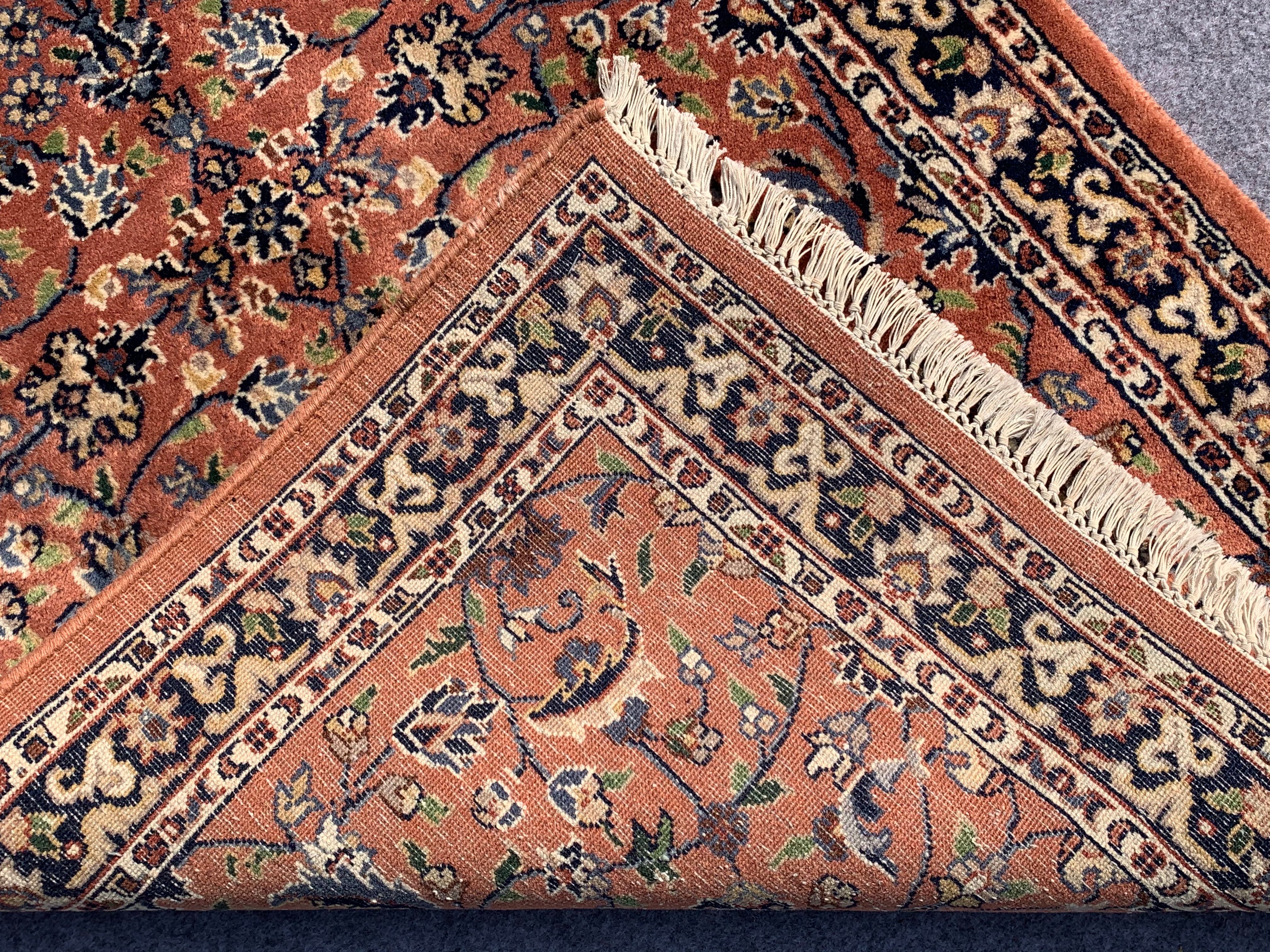 11.2' x 2.6' Ft. Authentic Persian Tabriz Hand Knotted Fine Wool Runner / Rug BR747