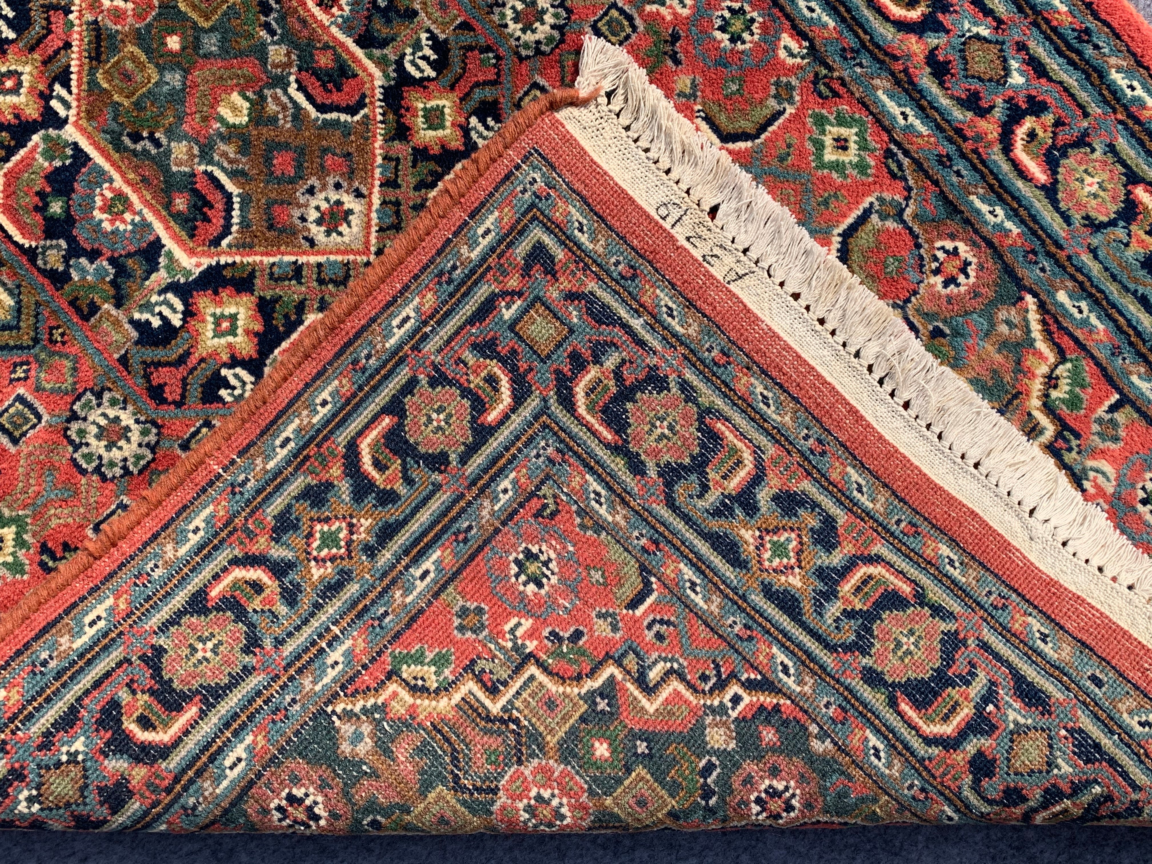 12.7' x 2.8' Ft. Authentic Persian Tabriz Hand Knotted Fine Wool Runner / Rug BR749