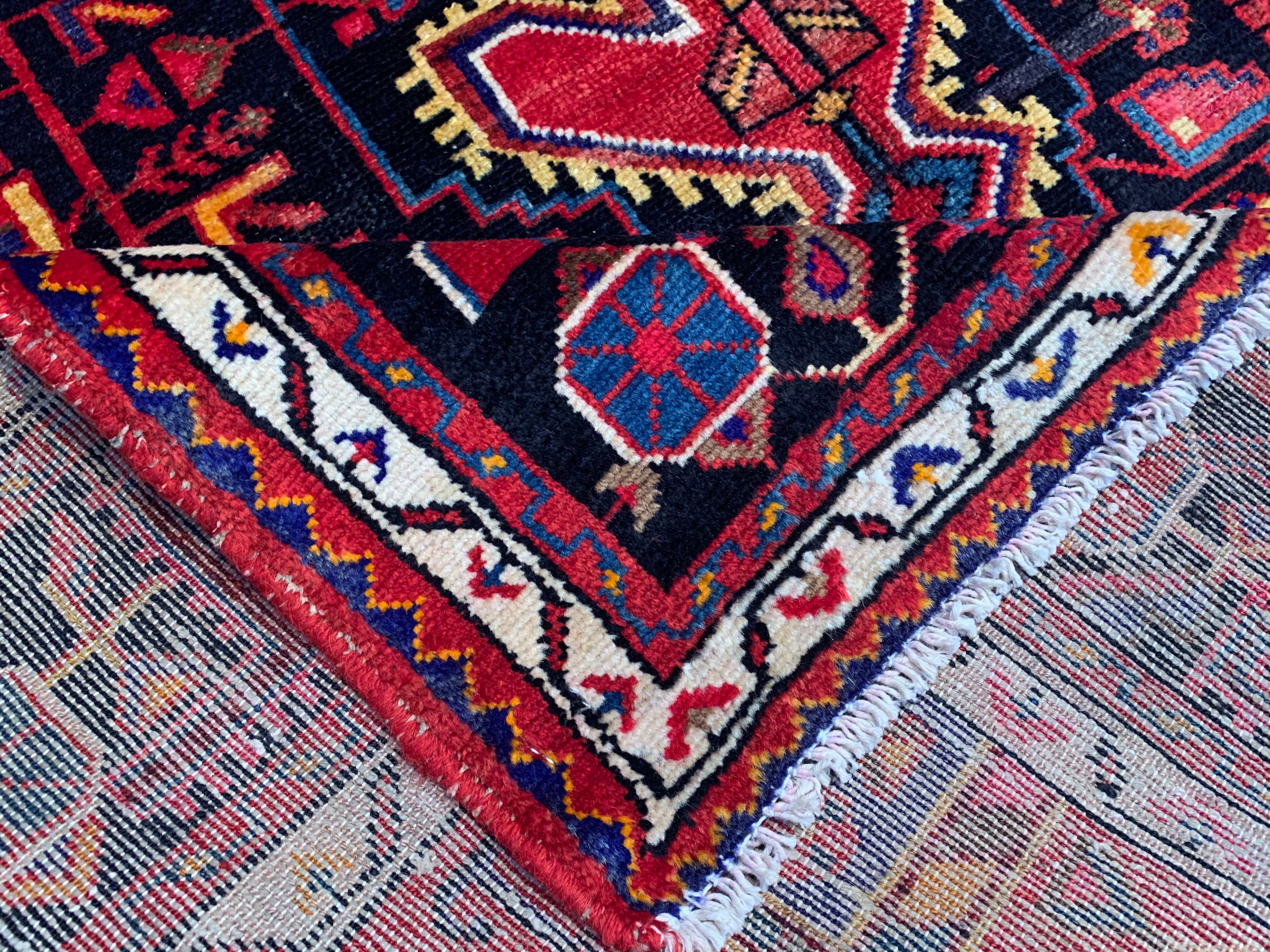 8' x 5' Ft. Authentic Persian Hamadan Ecbatana Hand Knotted Finest Wool Area Rug BR75