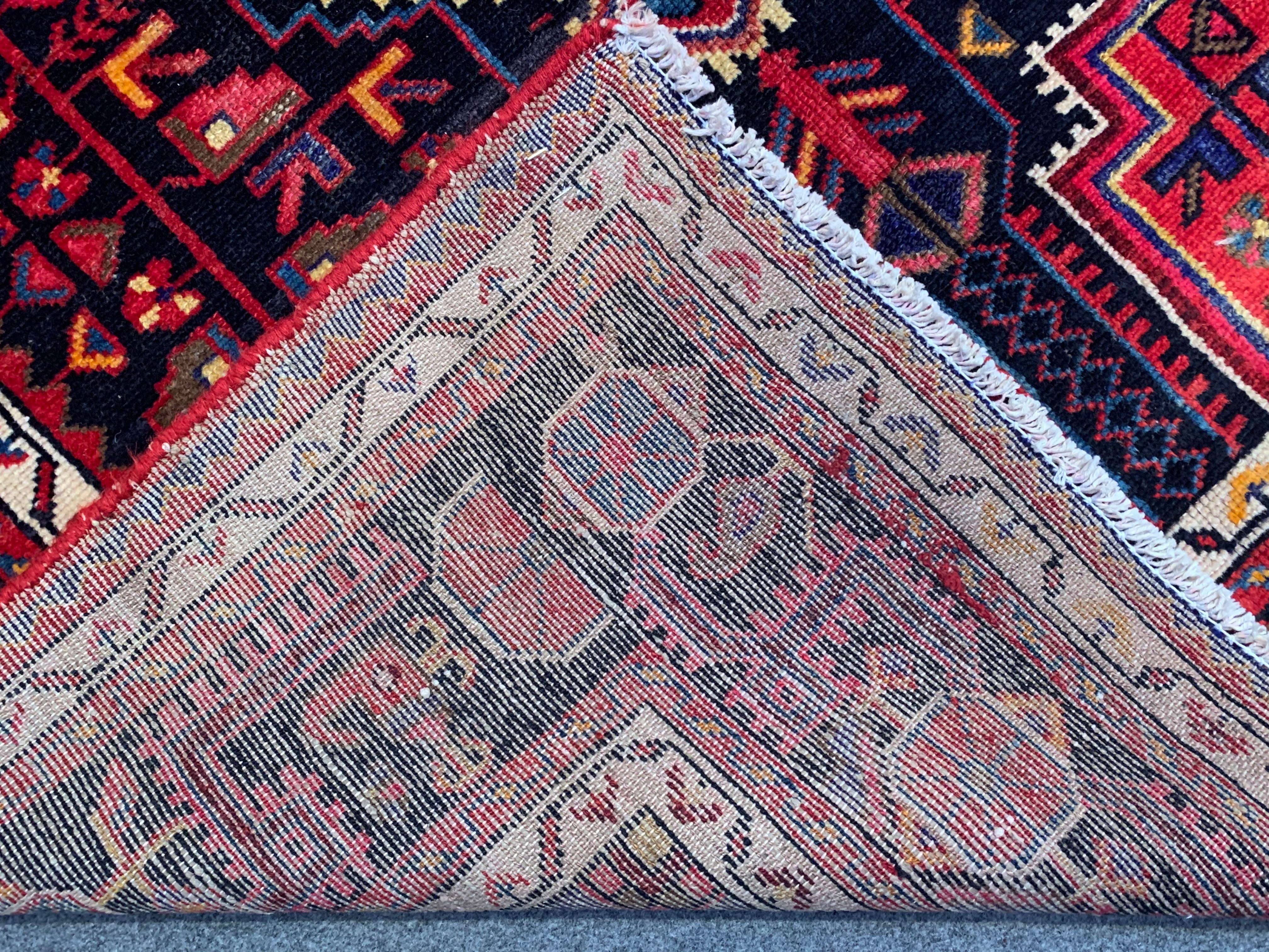 8' x 5' Ft. Authentic Persian Hamadan Ecbatana Hand Knotted Finest Wool Area Rug BR75