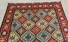 6.4' x 5' Ft. Magnificent Hand Knotted Veg Dyed Afghan Fine Maranous Wool Area Rug BR929