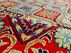 6.4' x 5' Ft. Magnificent Hand Knotted Veg Dyed Afghan Fine Maranous Wool Area Rug BR929