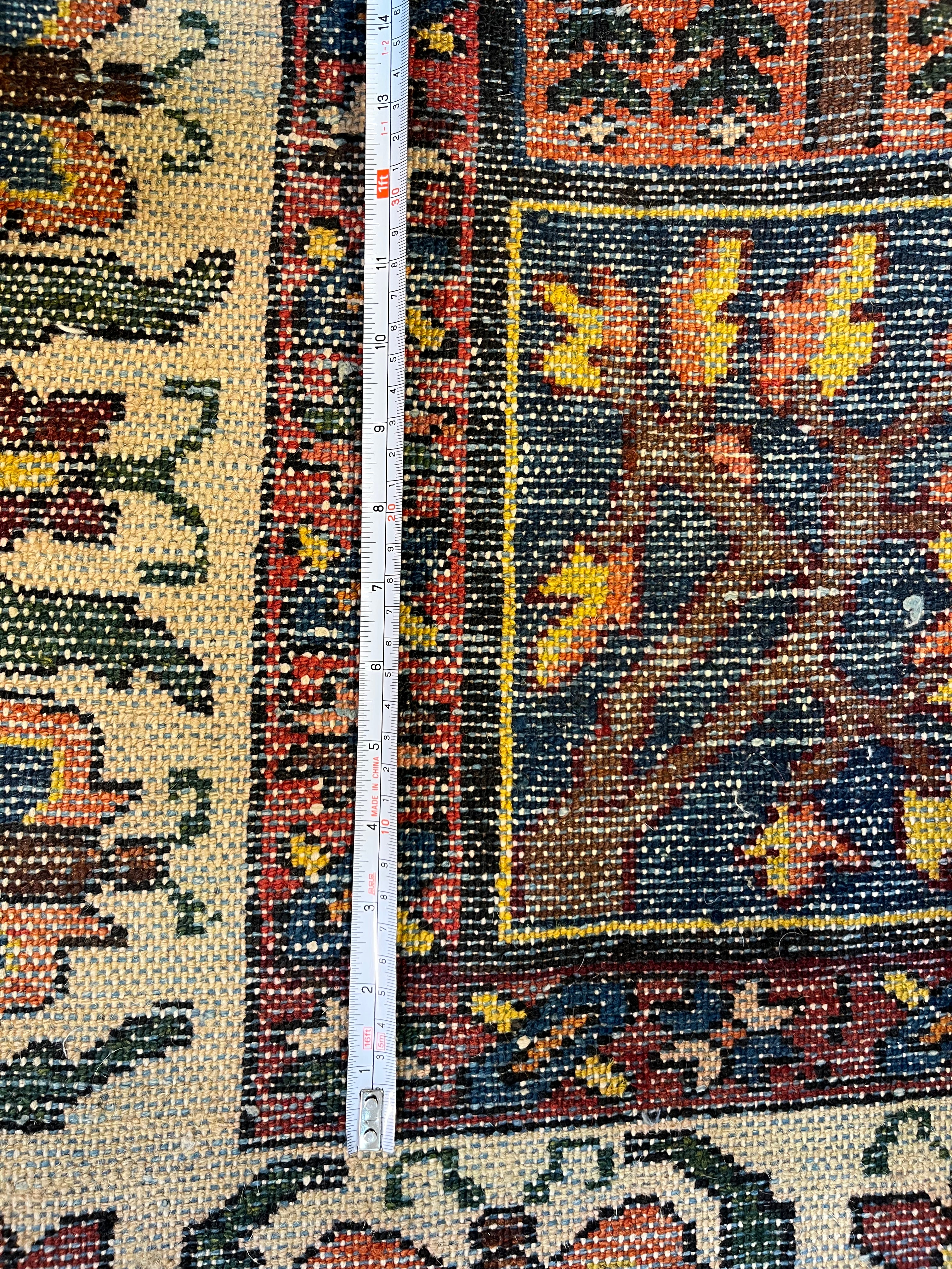 10' x 6' Ft. Authentic Vintage Persian Bakhtiari Kheshti Hand Knotted Wool Area Rug - BR3136