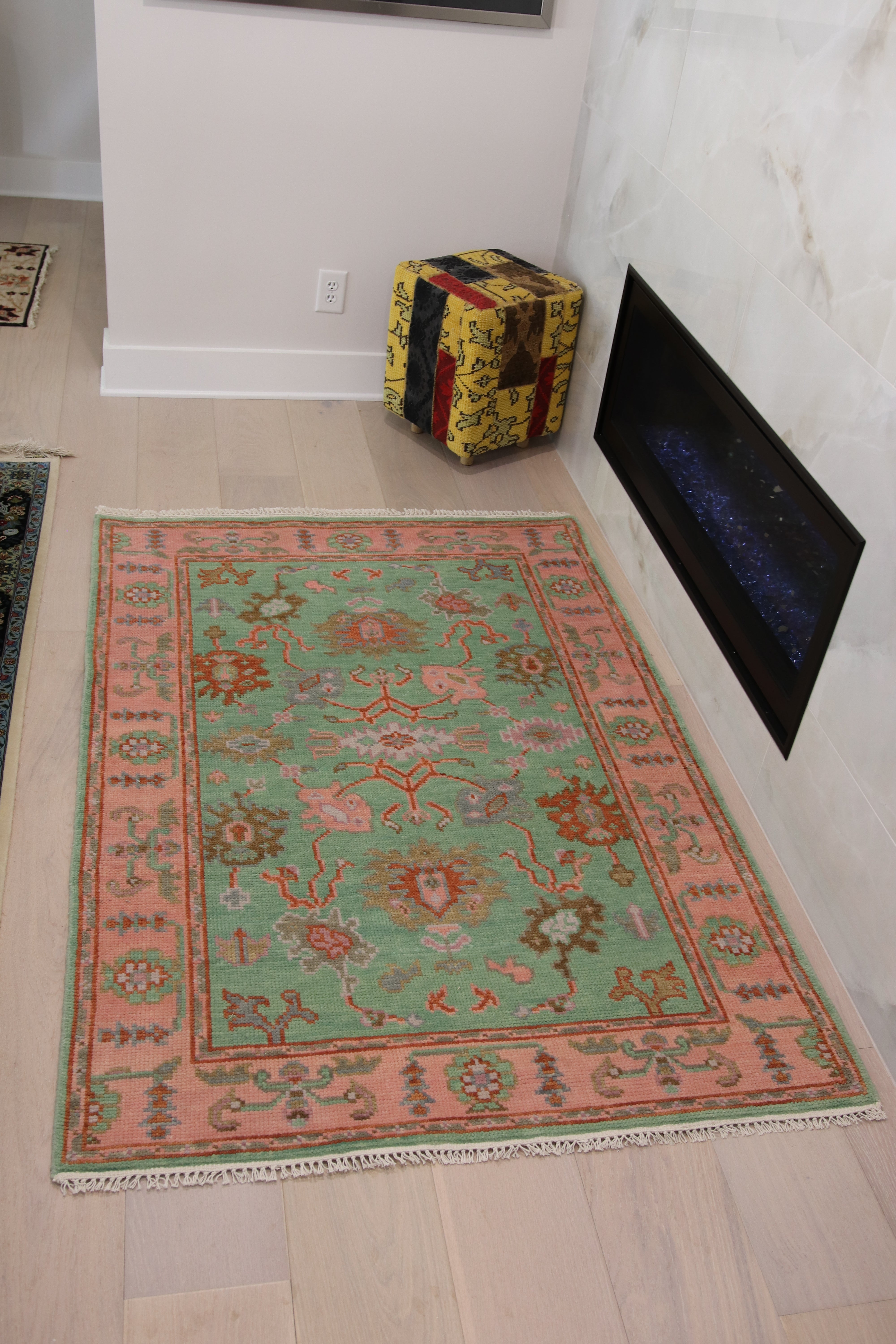 4' x 6' Ft. Contemporary Turkish Oushak Bohemian Hand Knotted Wool Area Rug – BR3002