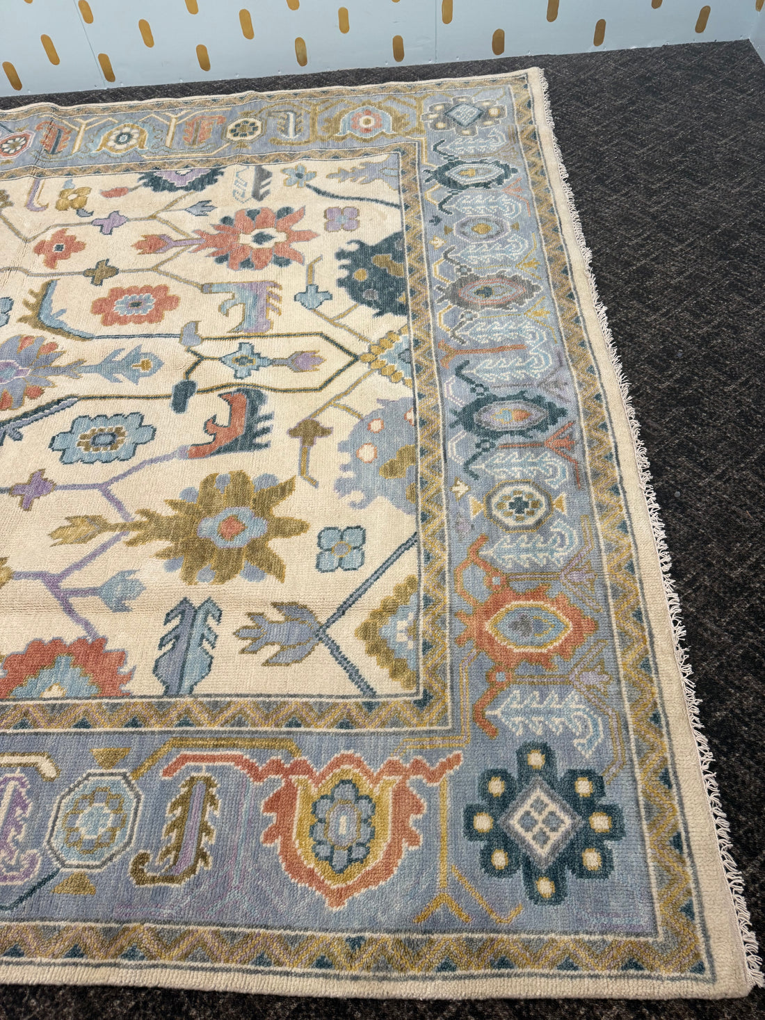 9’ x 12’ Ft. Turkish Bohemian Oushak Contemporary Hand Knotted Wool Area Rug - BR2161