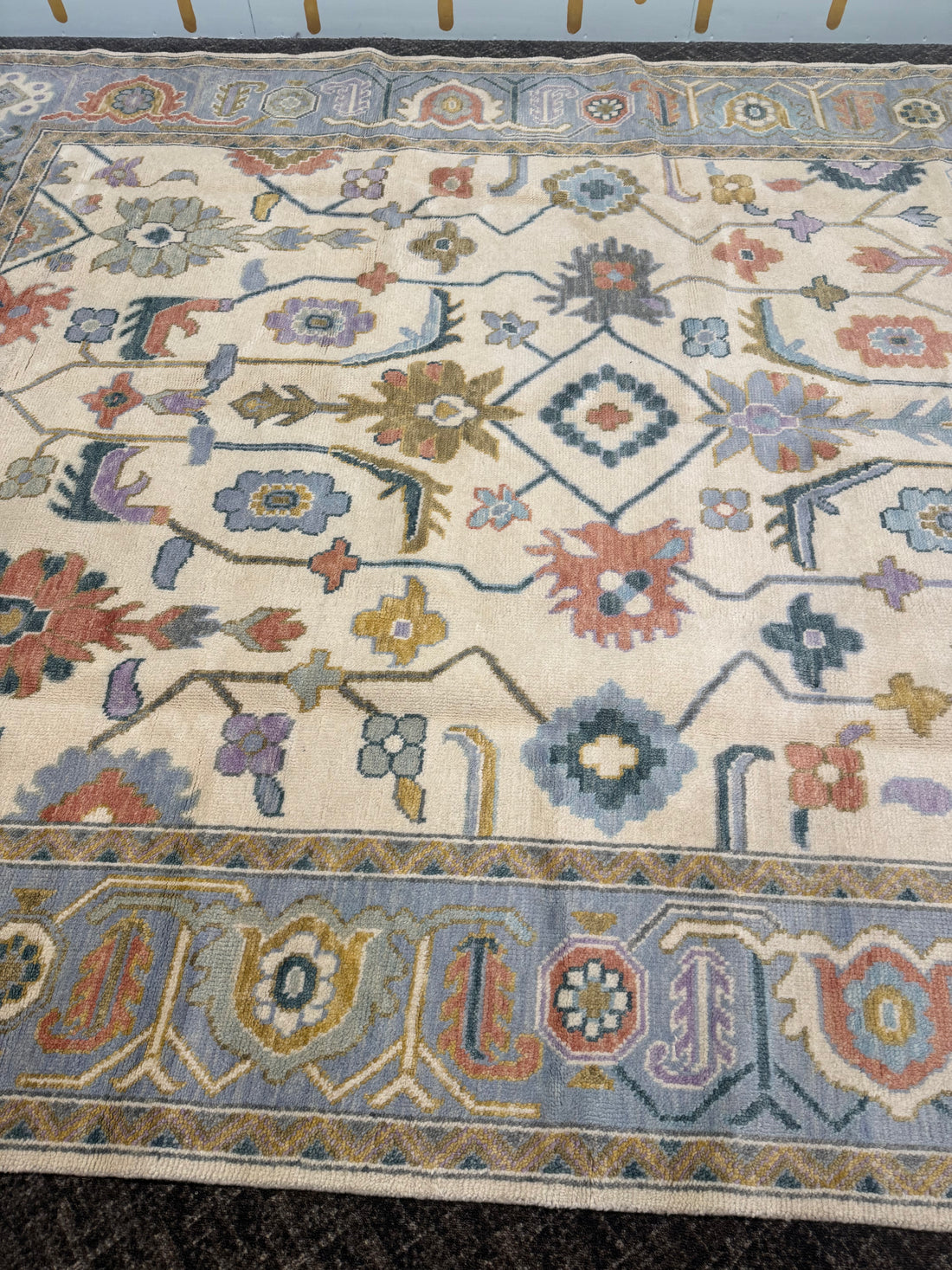 9’ x 12’ Ft. Turkish Bohemian Oushak Contemporary Hand Knotted Wool Area Rug - BR2161