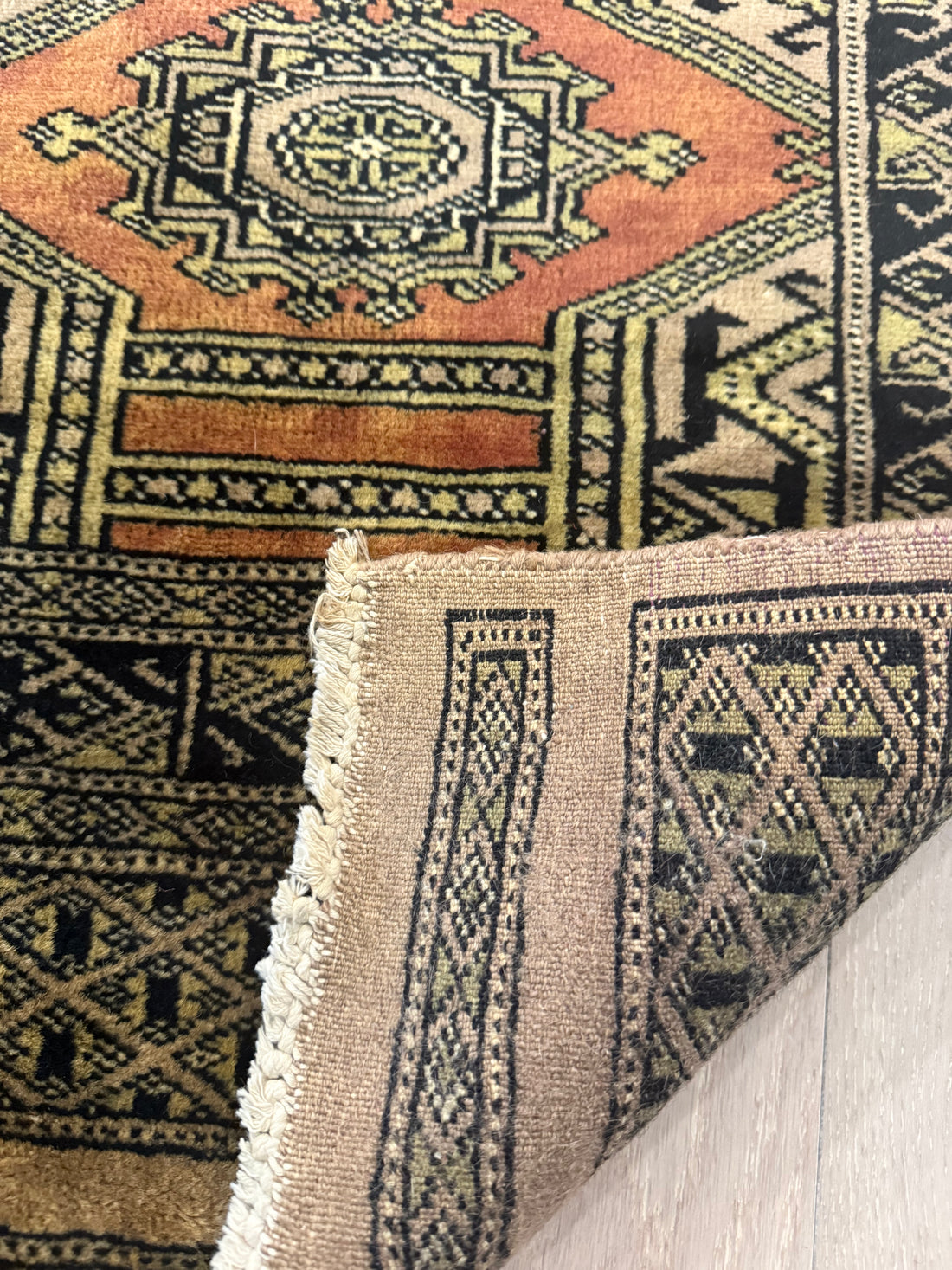 3'x2' Authentic Hand Knotted Persian Hamadan Fine Wool Area Rug - BR2696