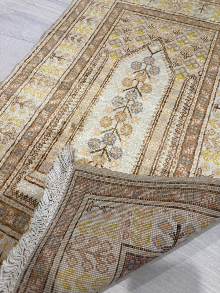 3'x2' Authentic Hand Knotted Persian Hamadan Fine Wool Area Rug - BR2699