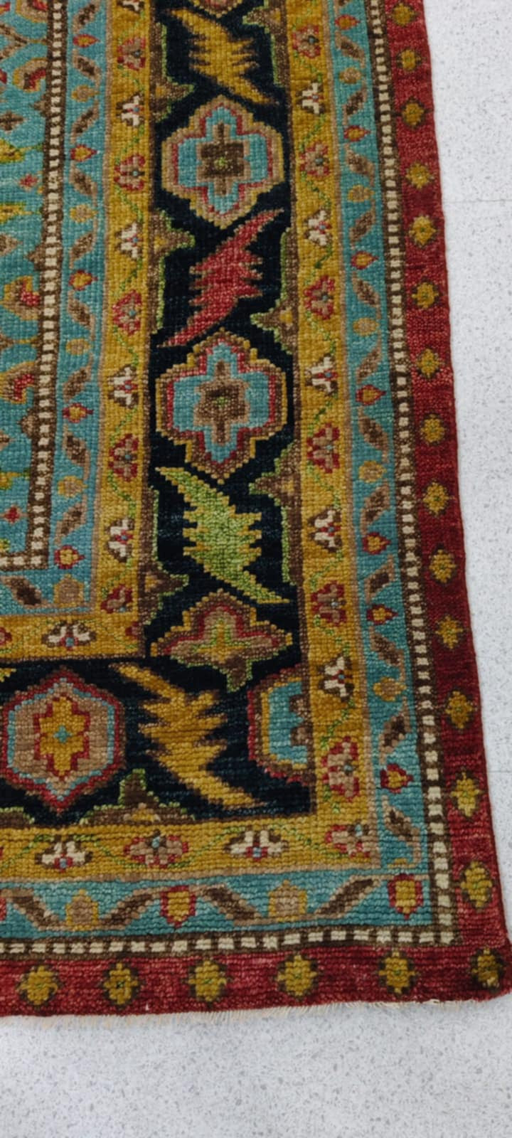 12' x 9' Ft. Authentic Indian Seraphim Hand Knotted Fine Hand Spun Wool Large Area Rug BR126