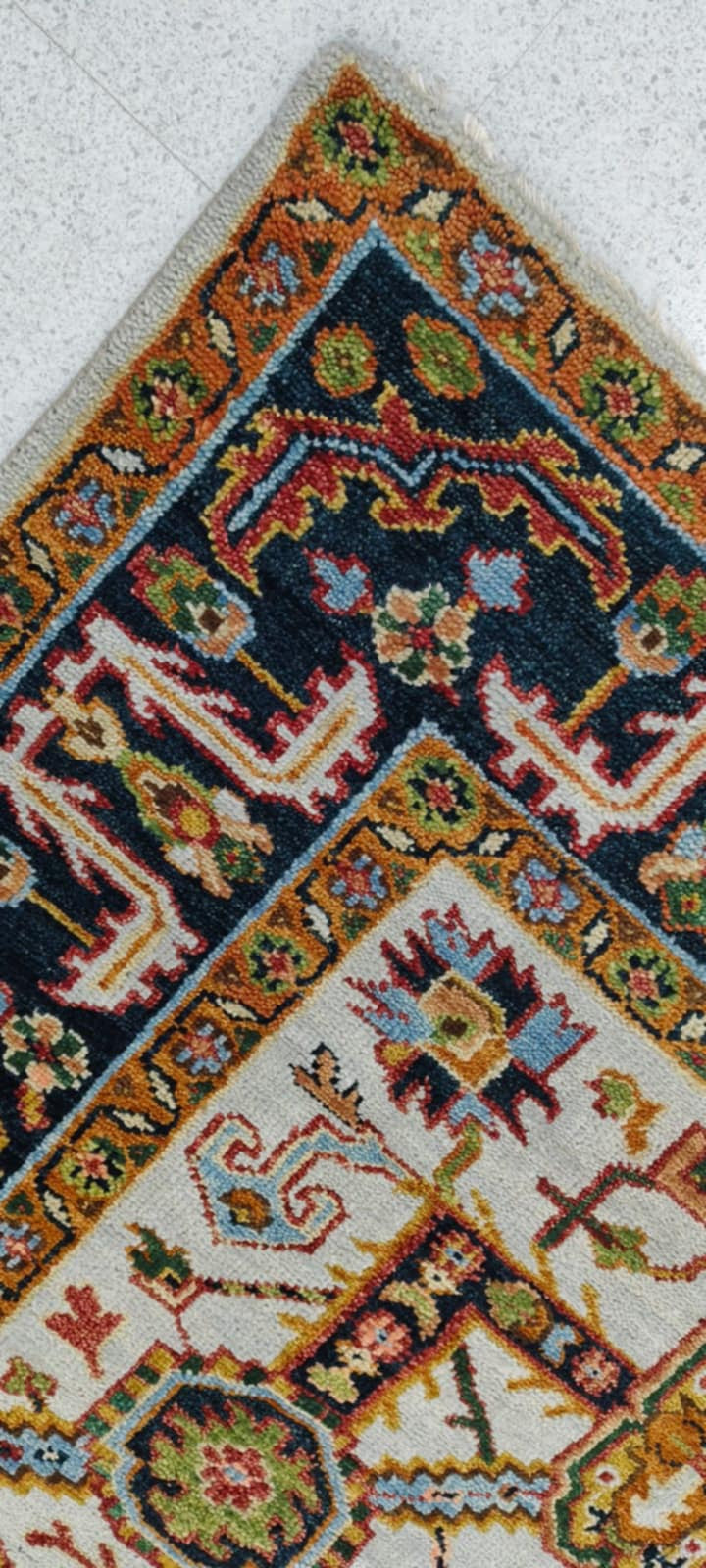 12' x 9' Ft. Authentic Indian Seraphim Hand Knotted Fine Hand Spun Wool Large Area Rug BR127