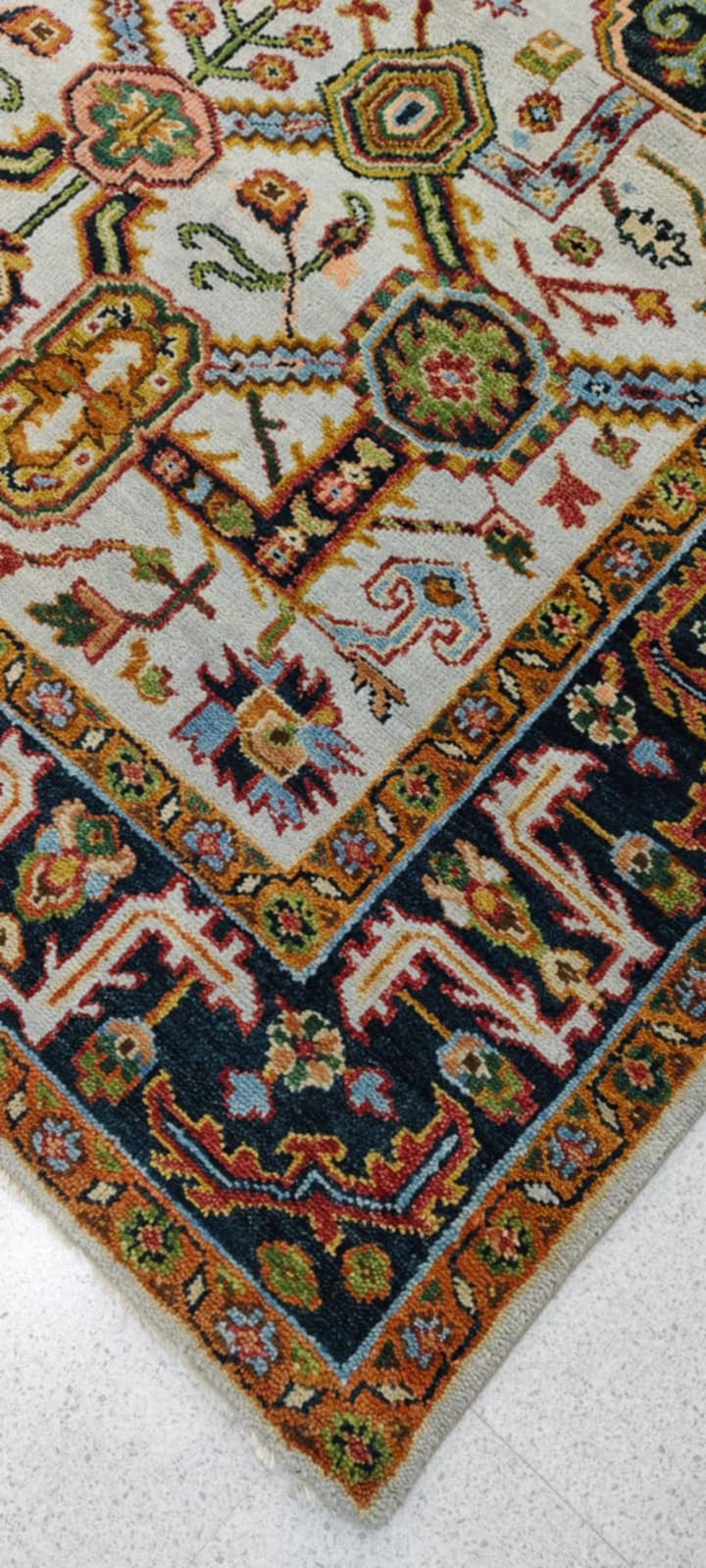 12' x 9' Ft. Authentic Indian Seraphim Hand Knotted Fine Hand Spun Wool Large Area Rug BR127