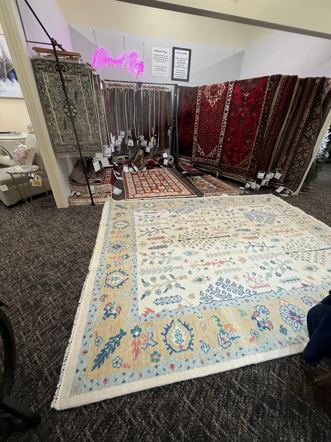 8' x 10' Ft. Turkish Bohemian Oushak Contemporary Hand Knotted Wool Rug - BR2511