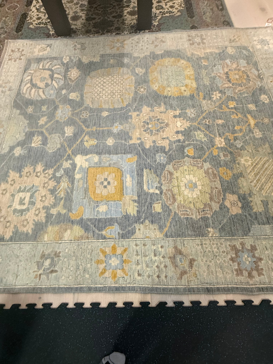 8’x10’ Contemporary Turkish Oushak Hand Knotted Wool Area Rug - BR2521