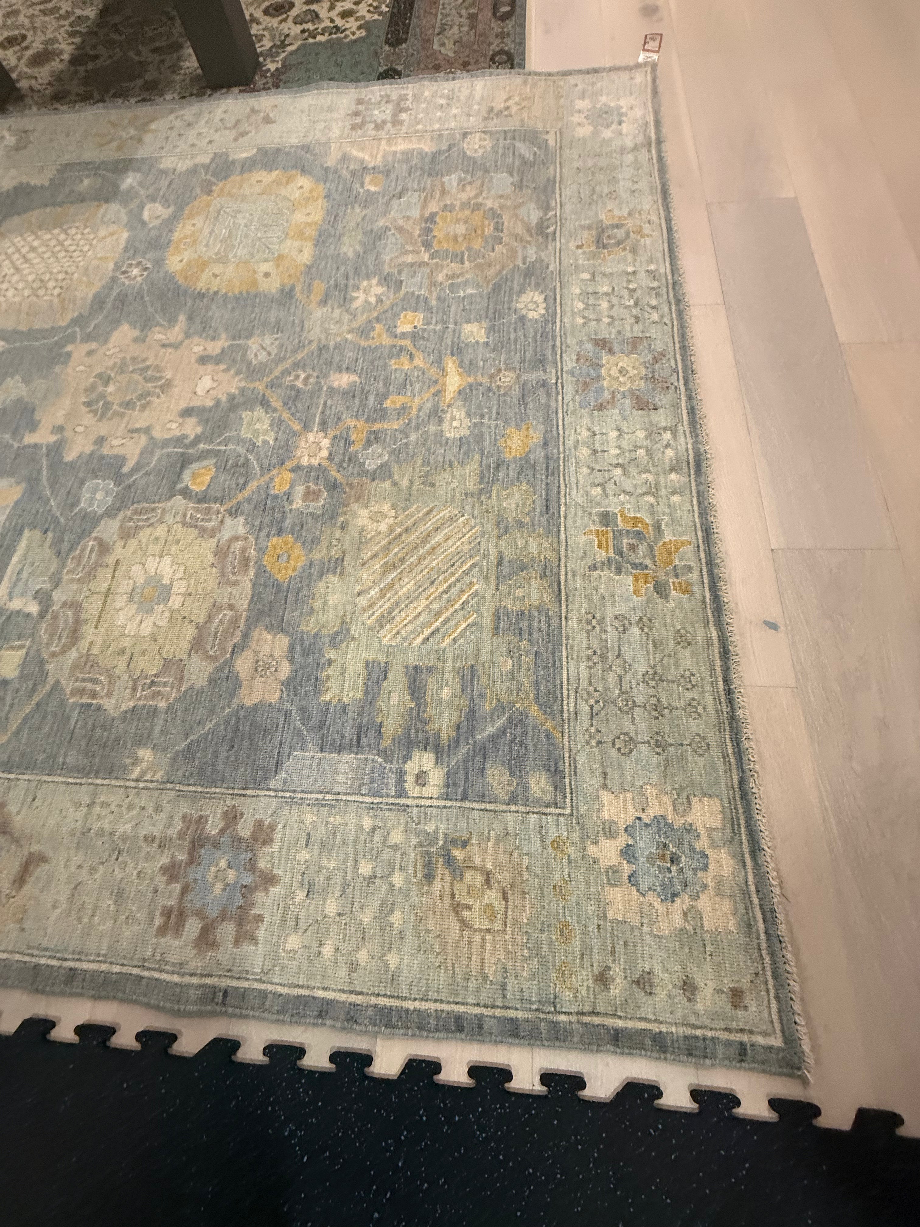 8’x10’ Contemporary Turkish Oushak Hand Knotted Wool Area Rug - BR2521