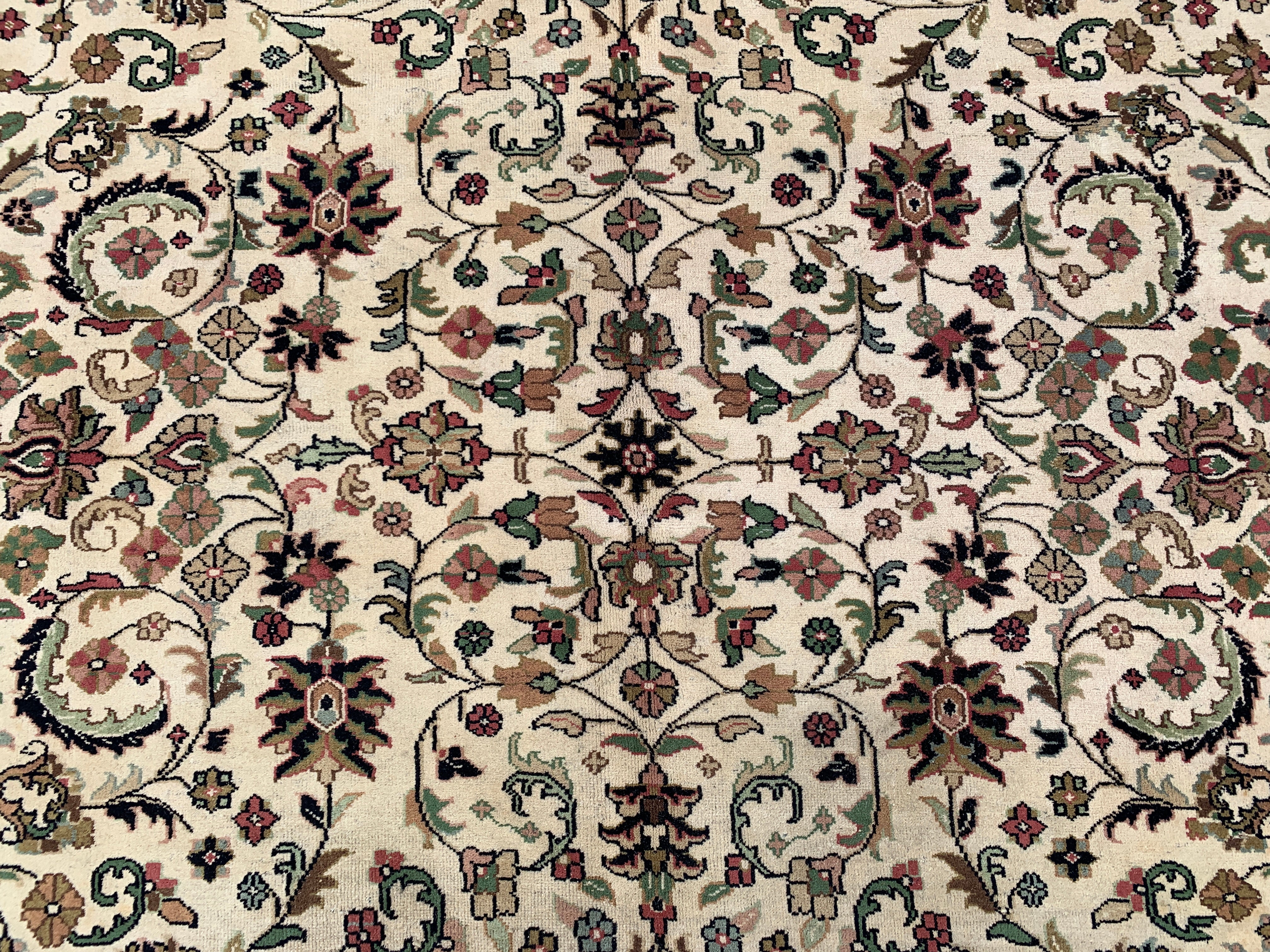 11' x 8' Ft. Authentic Persian Tabreez Hand Knotted Fine Wool Large Area Rug BR2507