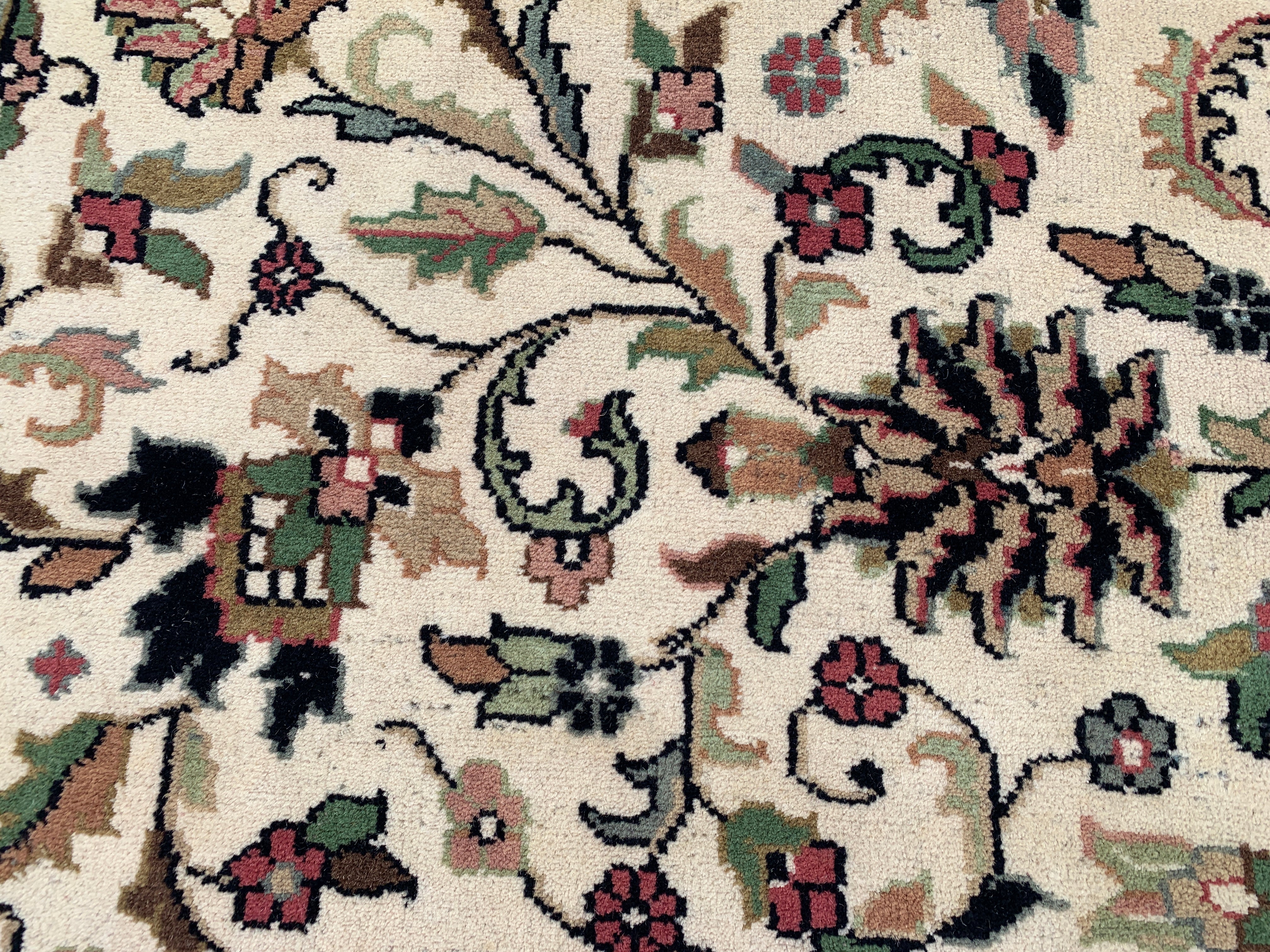 11' x 8' Ft. Authentic Persian Tabreez Hand Knotted Fine Wool Large Area Rug BR2507