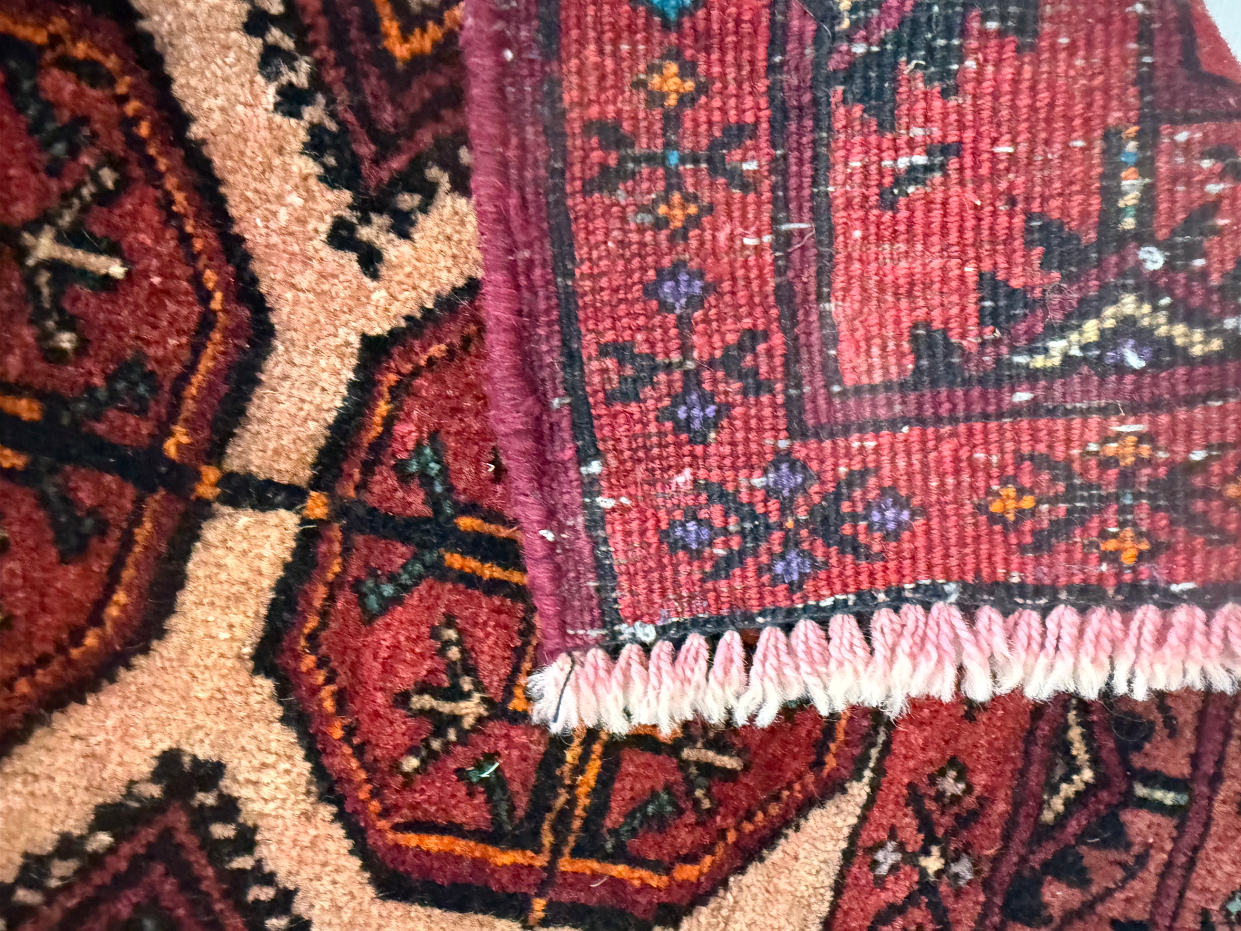 3' x 2’ Foot Authentic Vintage Persian Turkmen Sara Hand Knotted Wool Small Rug – BR2526