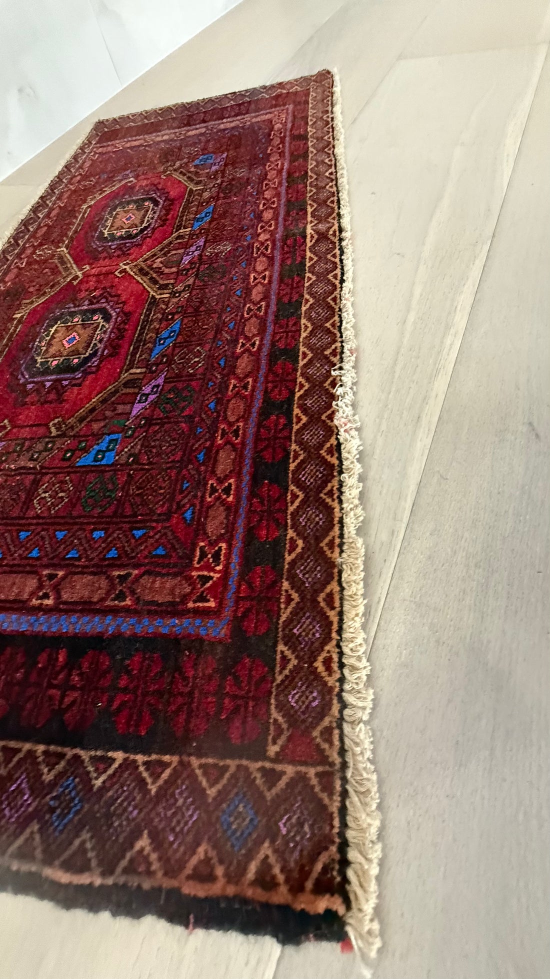 3' x 2’ Foot Authentic Vintage Persian Yumut Hand Knotted Wool Small Rug – BR2530