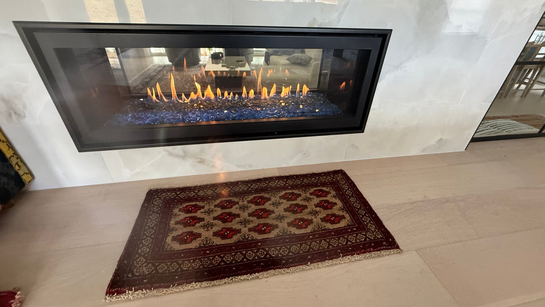 3' x 2’ Foot Authentic Vintage Persian Baluch Hand Knotted Wool Small Rug – BR2533