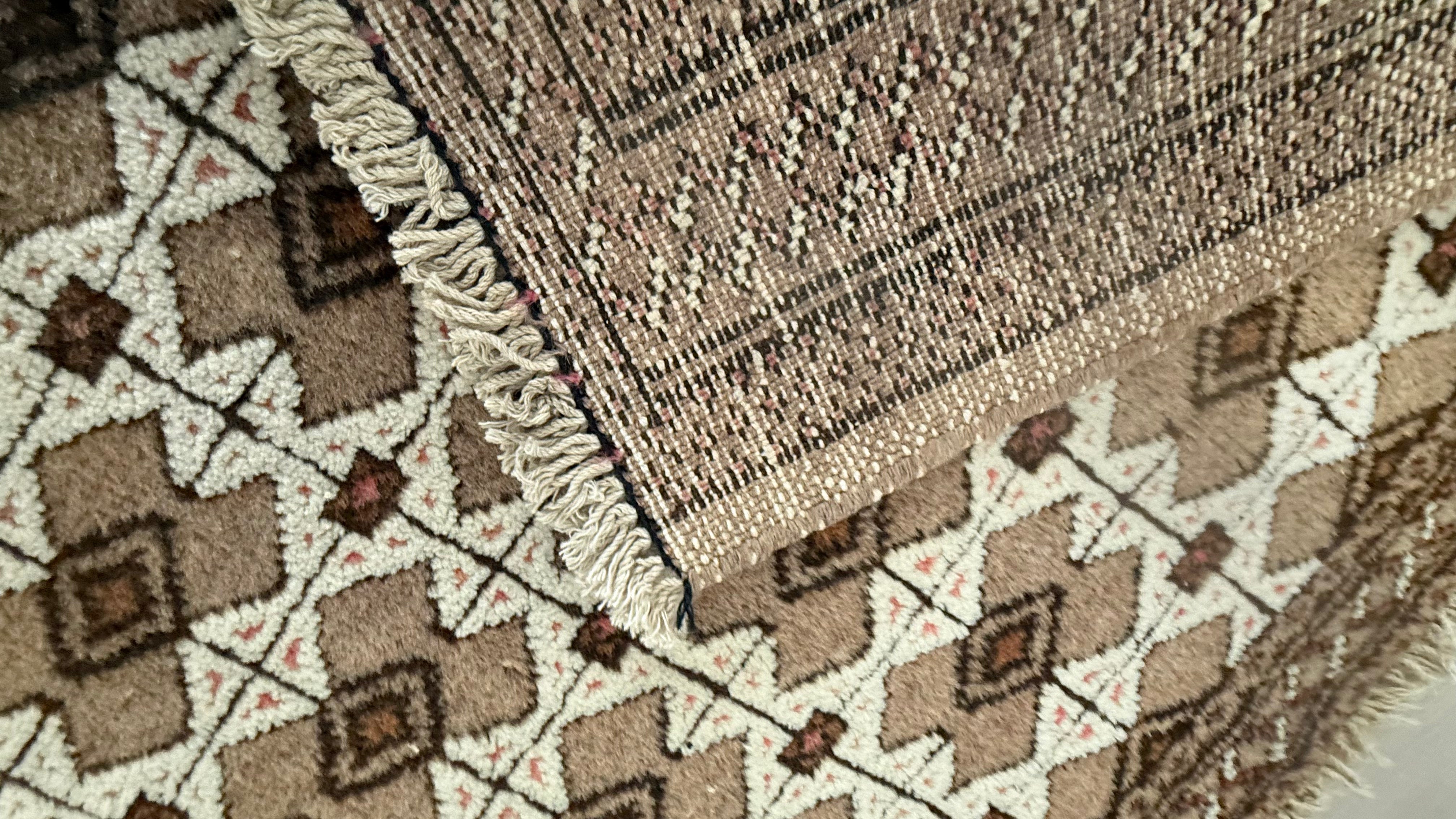 3' x 2’ Foot Authentic Vintage Persian Turkmen Sara Hand Knotted Wool Small Rug – BR2535