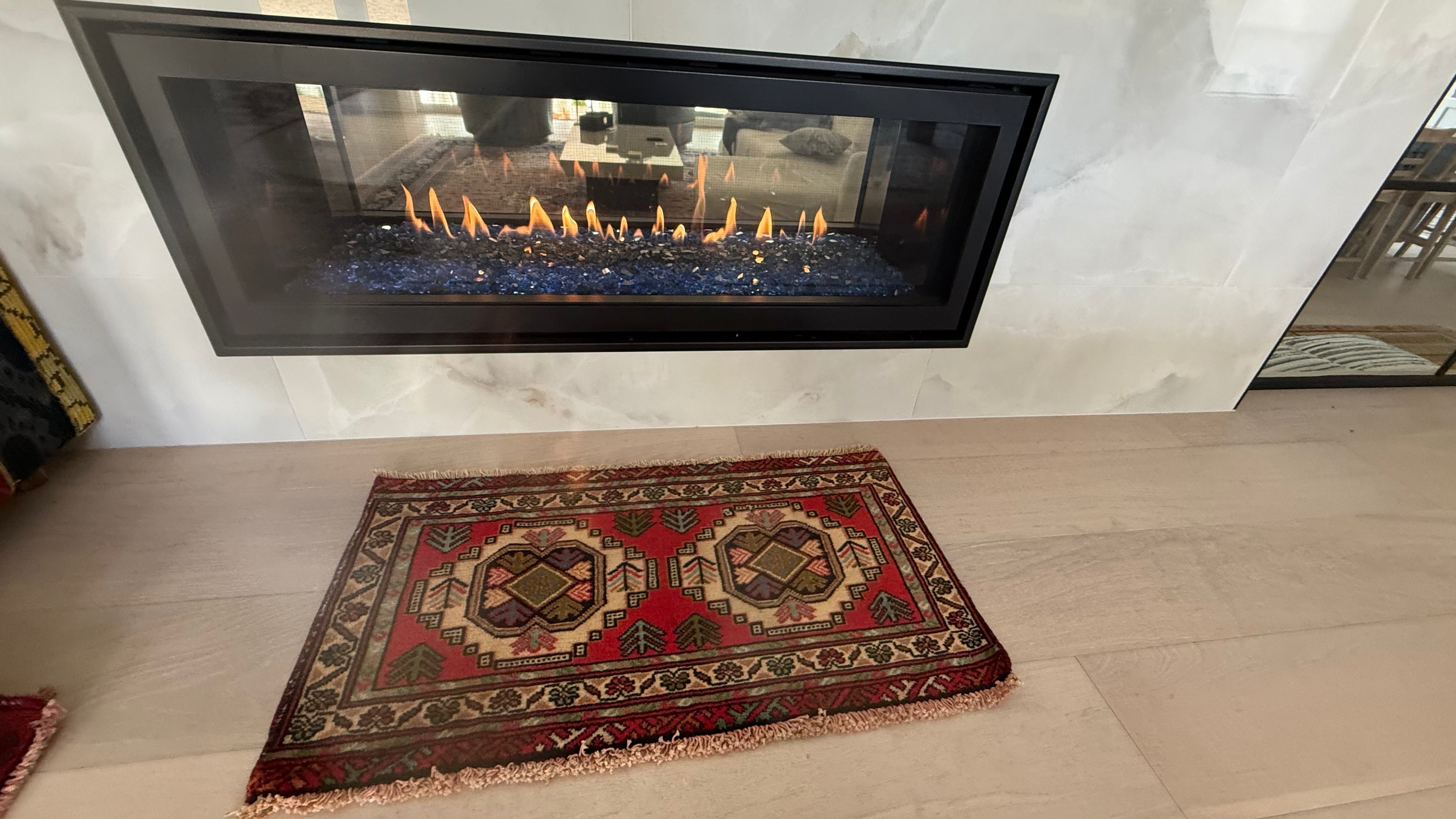 3' x 2’ Foot Authentic Vintage Persian Afshar Hand Knotted Wool Small Rug – BR2536