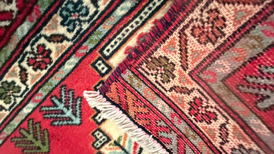 3' x 2’ Foot Authentic Vintage Persian Afshar Hand Knotted Wool Small Rug – BR2536