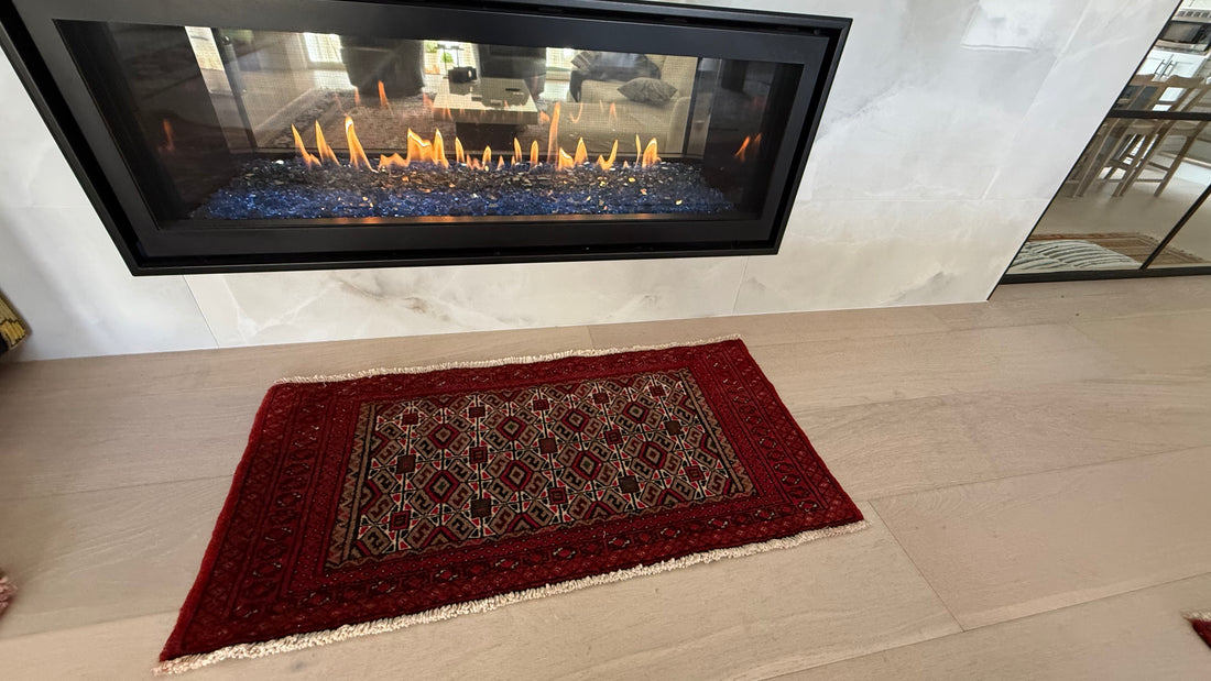 3' x 2’ Foot Authentic Vintage Persian Sistan Baluch Hand Knotted Wool Small Rug – BR2537