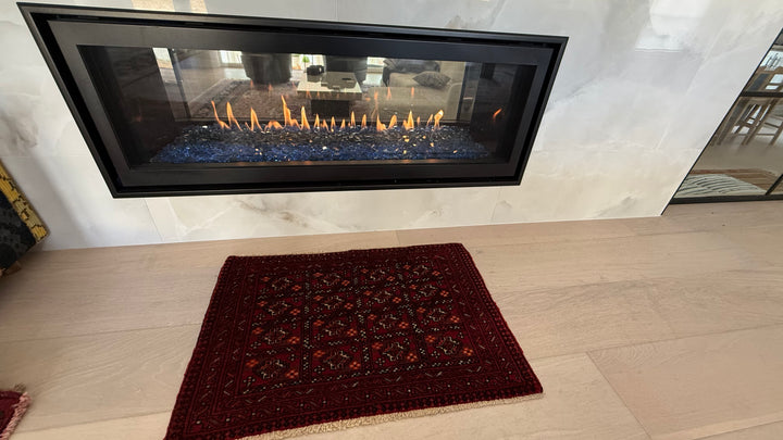 3' x 2’ Foot Authentic Vintage Persian Sistan Baluch Hand Knotted Wool Small Rug – BR2538