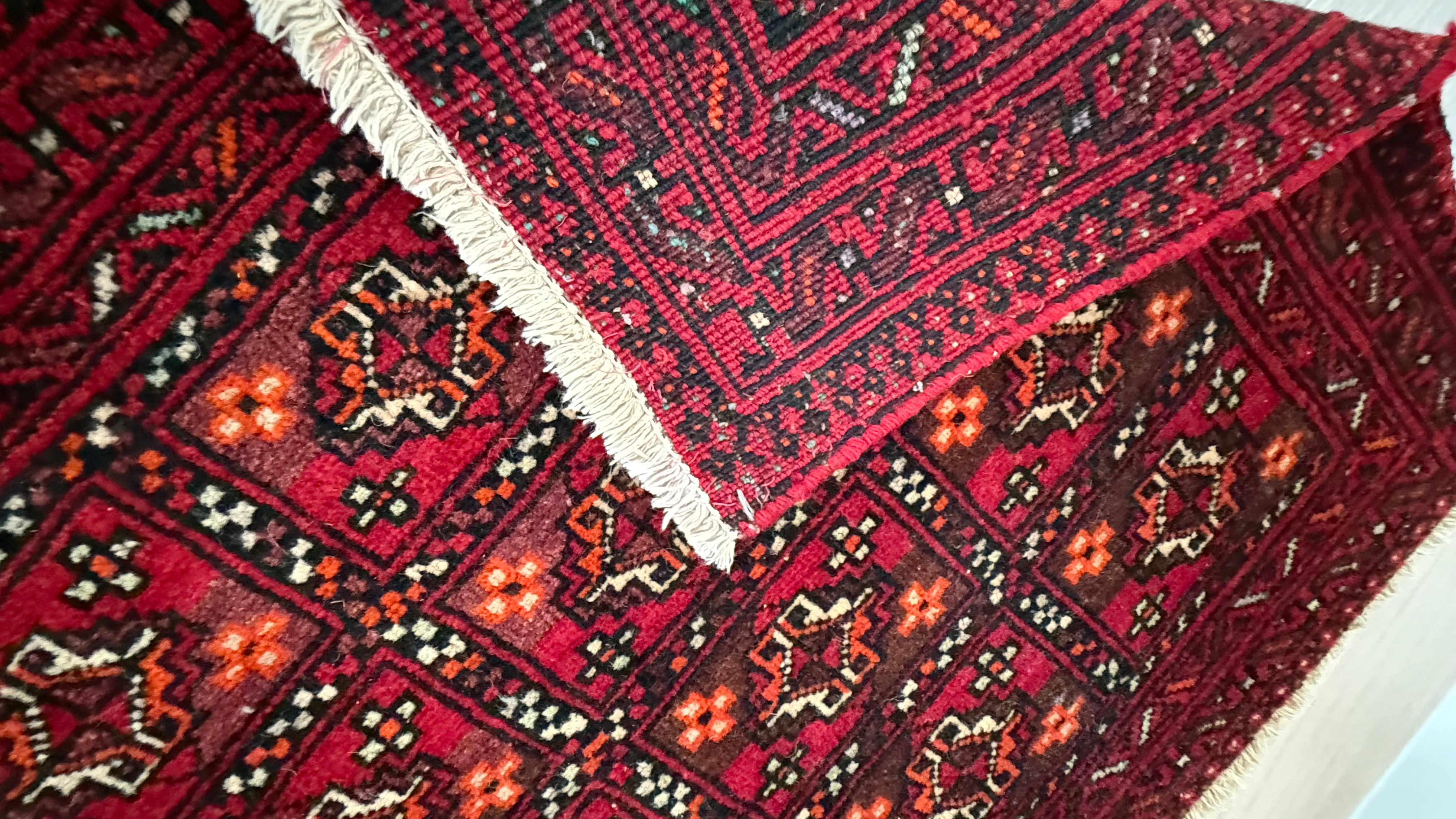 3' x 2’ Foot Authentic Vintage Persian Sistan Baluch Hand Knotted Wool Small Rug – BR2538