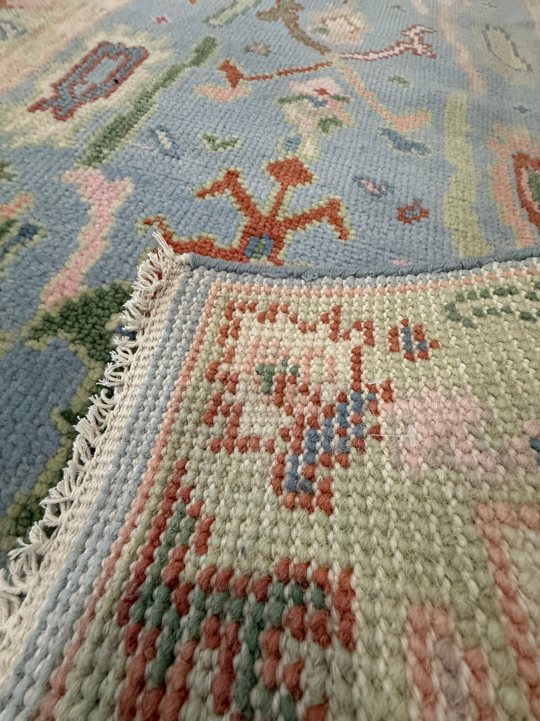 3’ x 5’ Ft. Contemporary Turkish Oushak Bohemian Hand Knotted Wool Rug – BR2545