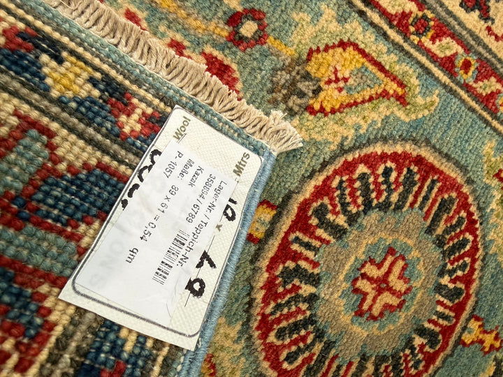 2’ x 3’ Ft. Contemporary Imported Turkish Caucasian Kazak Hand Knotted Wool Area Rug – BR2550