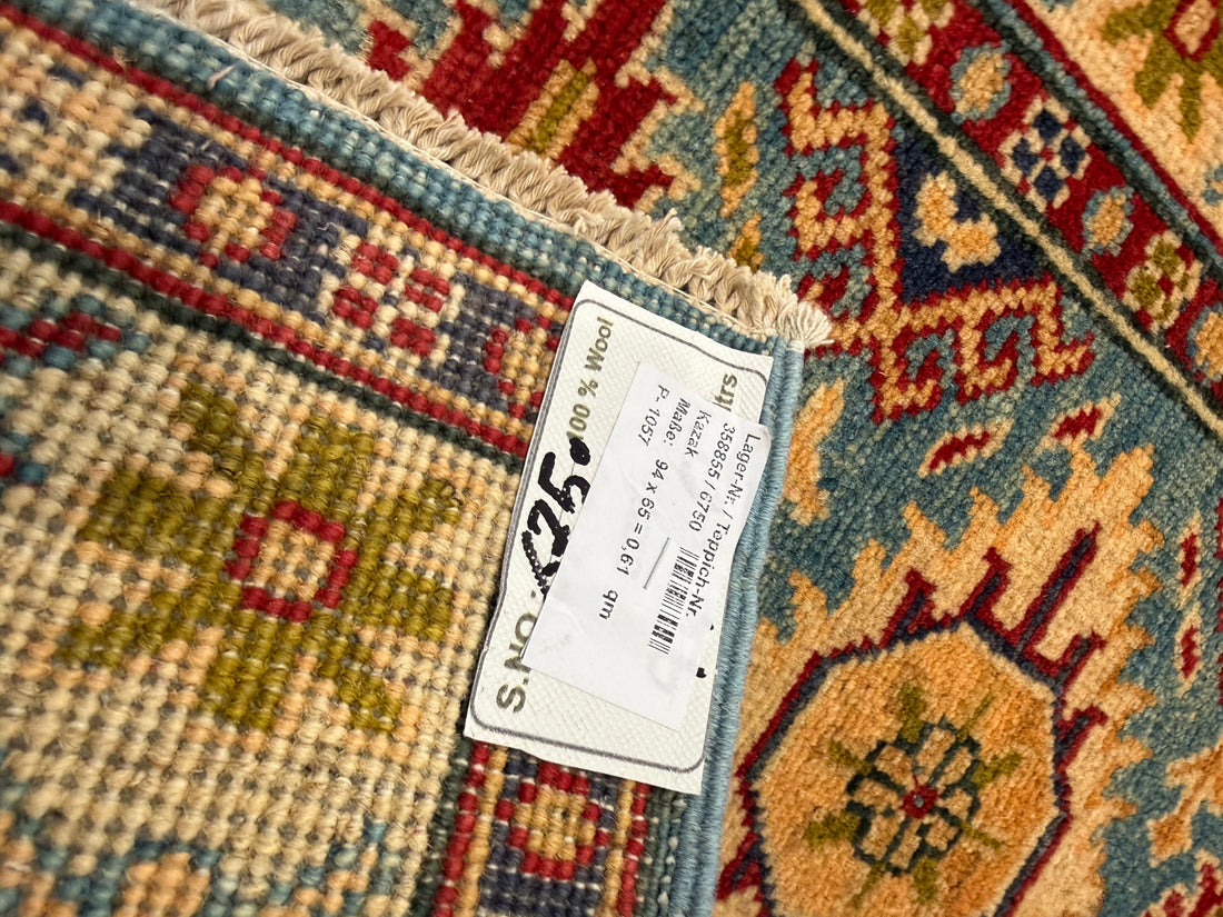 2’ x 3’ Ft. Contemporary Imported Caucasian Kazak Hand Knotted Wool Area Rug – BR2553