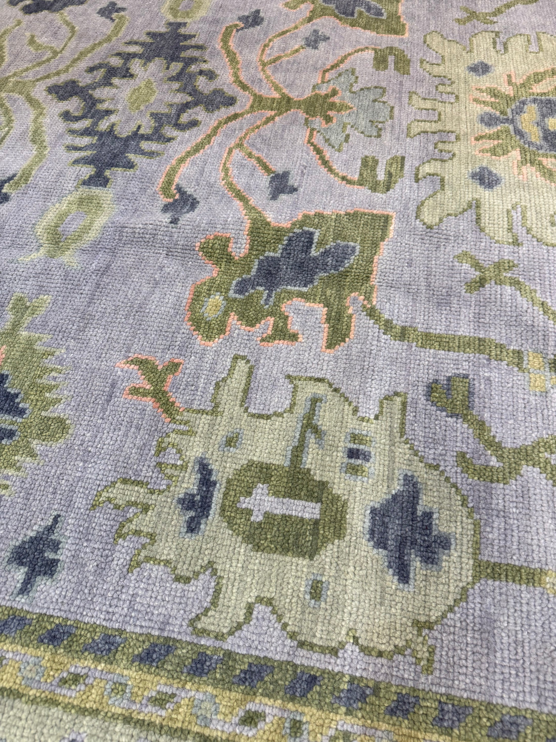 8' x 10' Ft. Turkish Bohemian Oushak Contemporary Hand Knotted Wool Rug - BR2559