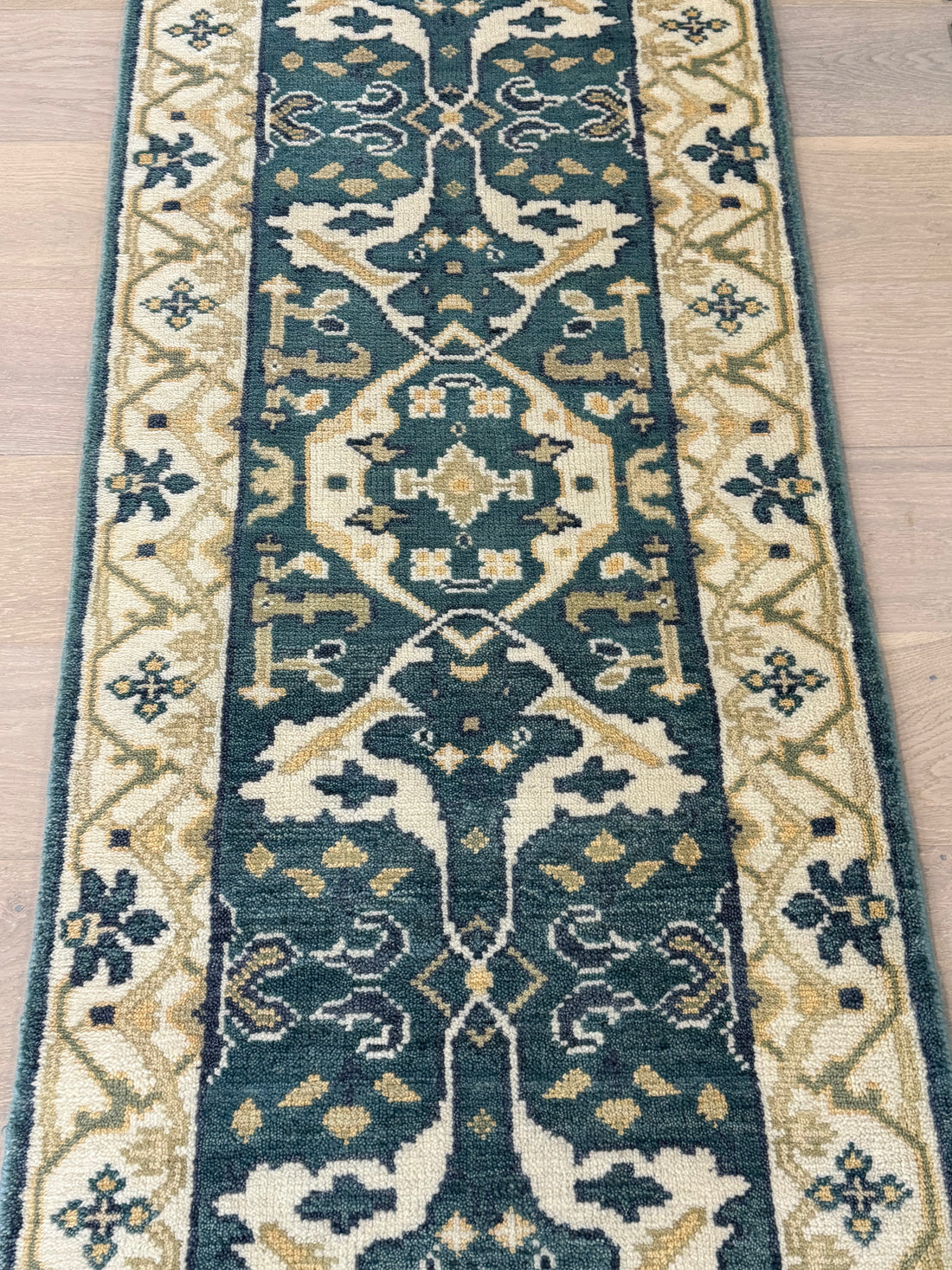 2.7’ x 8' Ft. Contemporary Turkish Oushak Bohemian Hand Knotted Wool Runner - BR2574