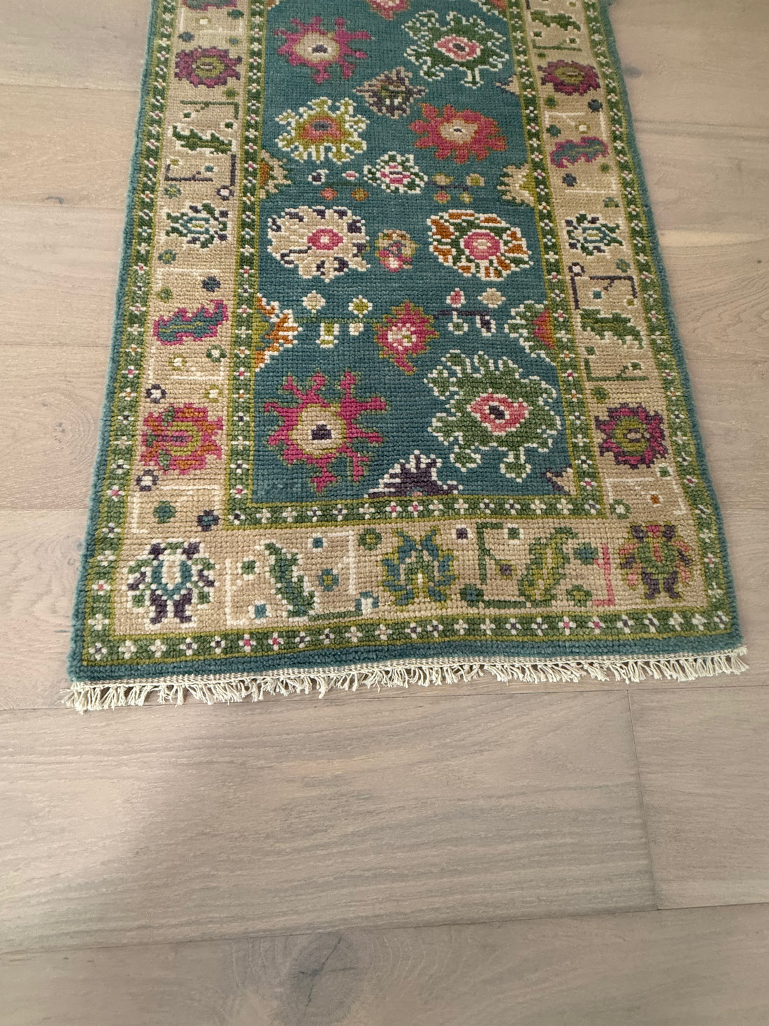 2.7’ x 8' Ft. Contemporary Turkish Oushak Bohemian Hand Knotted Wool Runner – BR2577