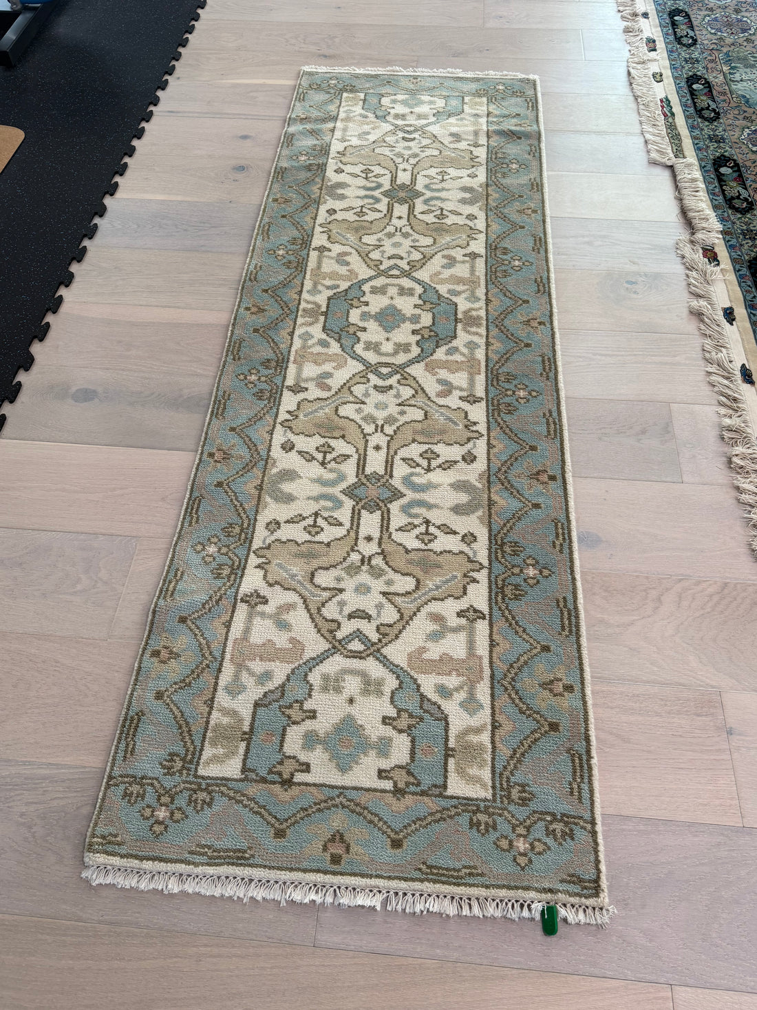 2.7’ x 8' Ft. Contemporary Turkish Oushak Bohemian Hand Knotted Wool Runner – BR2576