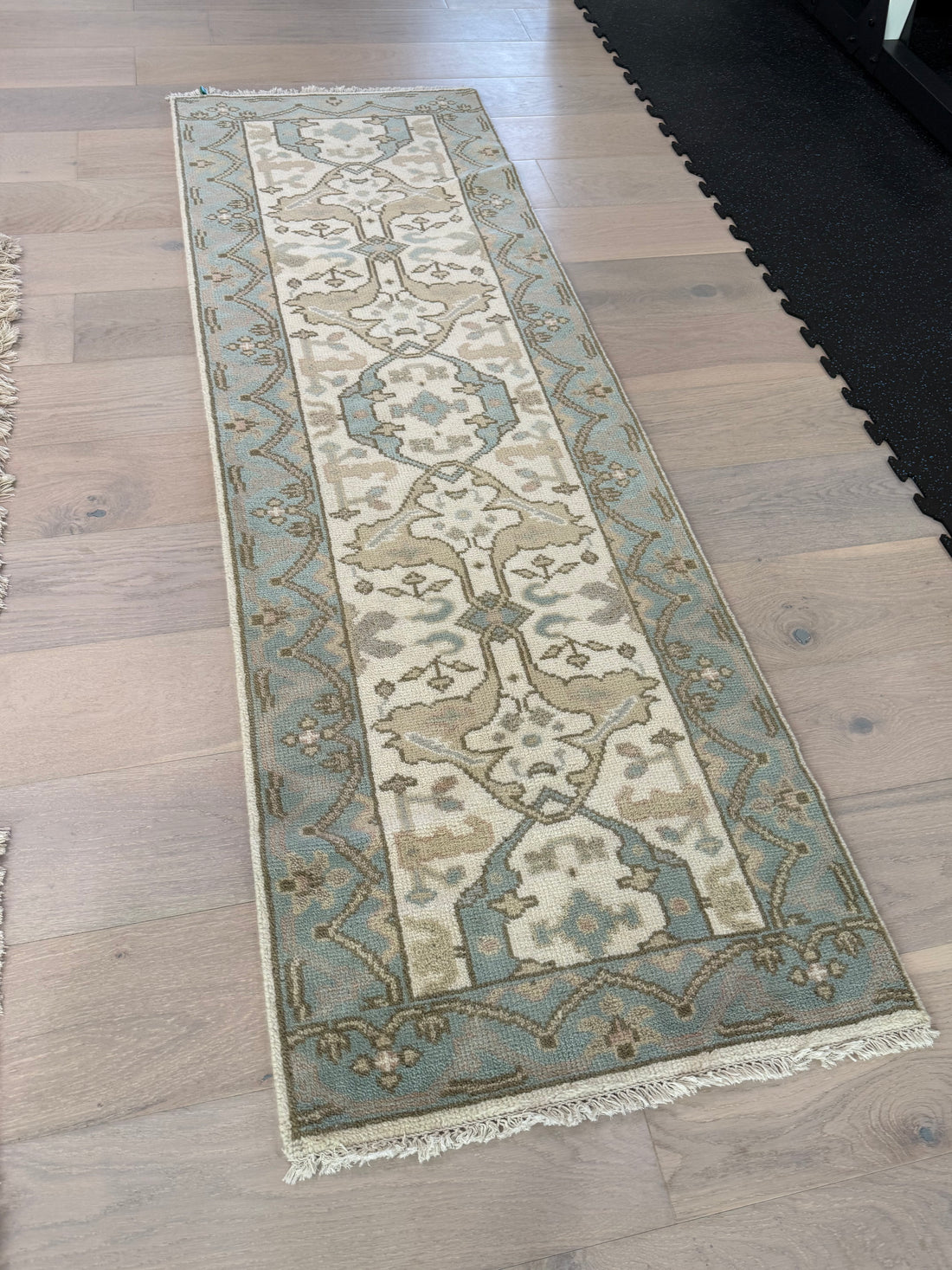 2.7’ x 8' Ft. Contemporary Turkish Oushak Bohemian Hand Knotted Wool Runner – BR2576