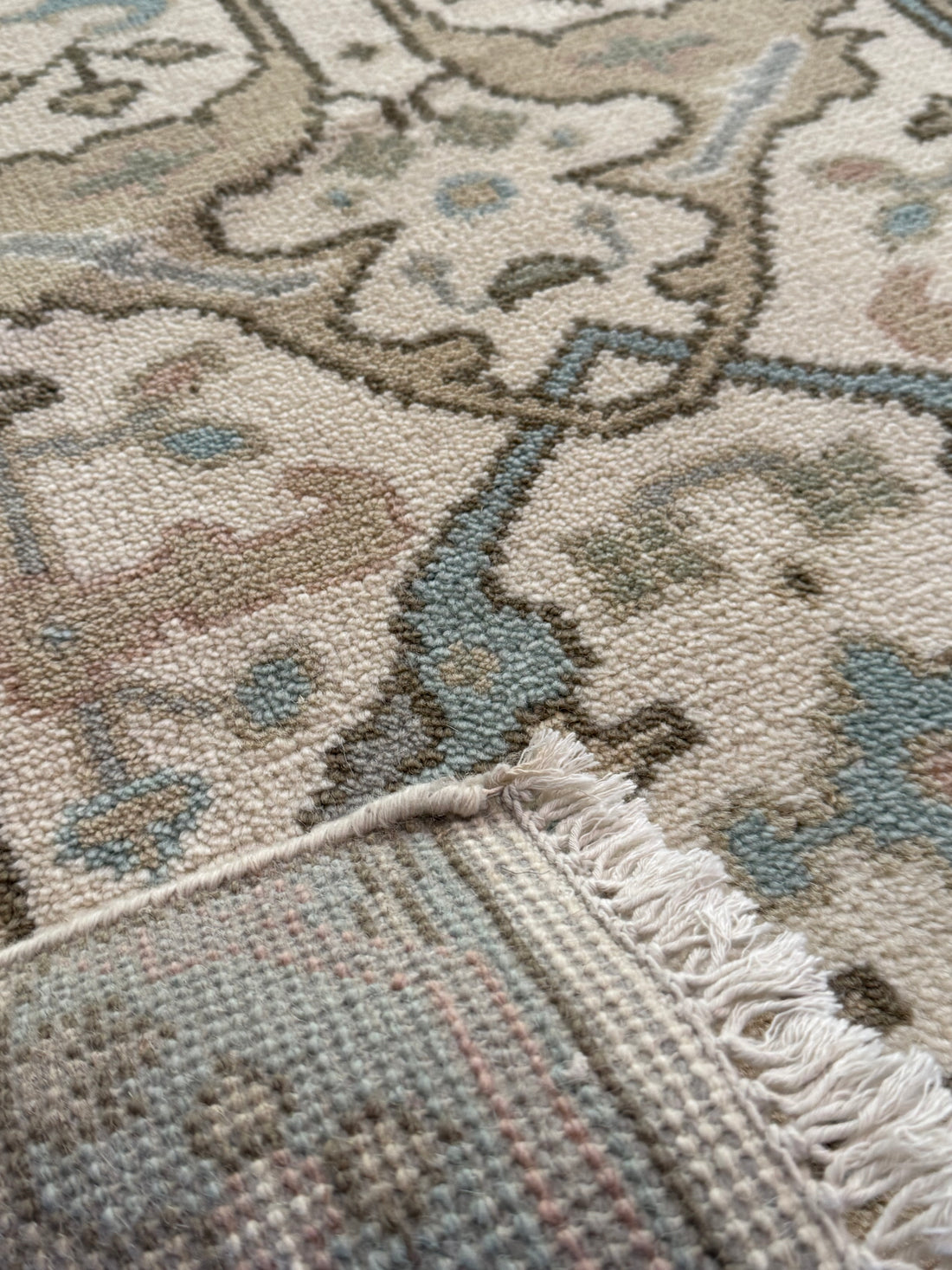 2.7’ x 8' Ft. Contemporary Turkish Oushak Bohemian Hand Knotted Wool Runner – BR2576
