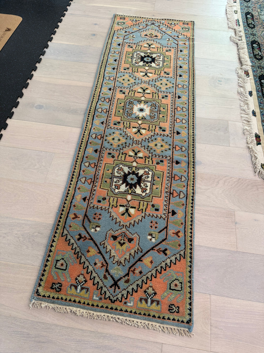 2.5’ x 8' Ft. Contemporary Turkish Oushak Bohemian Hand Knotted Wool Runner – BR2578