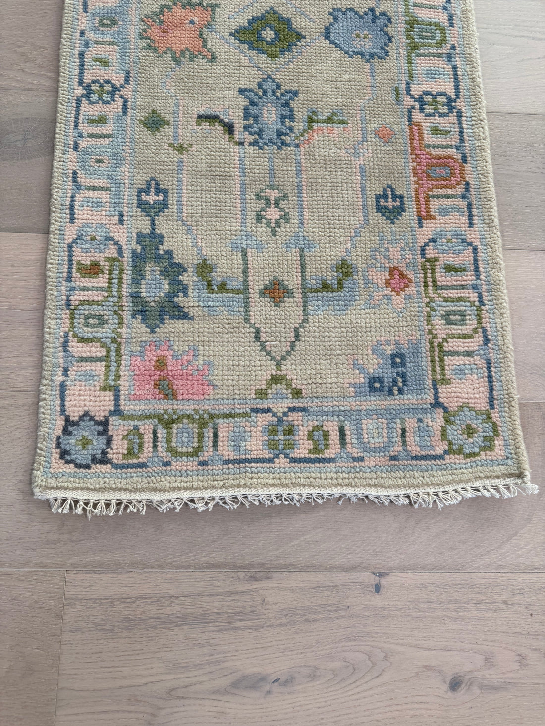 2’ x 6' Ft. Contemporary Turkish Oushak Bohemian Hand Knotted Wool Runner - BR2573
