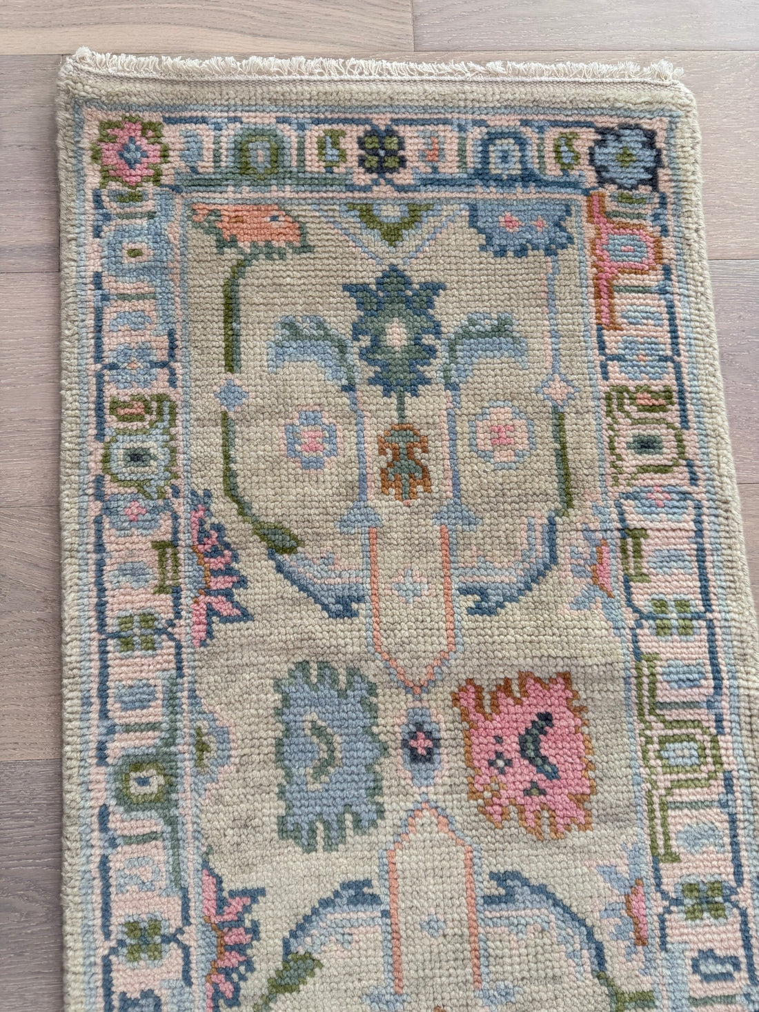 2’ x 6' Ft. Contemporary Turkish Oushak Bohemian Hand Knotted Wool Runner - BR2573