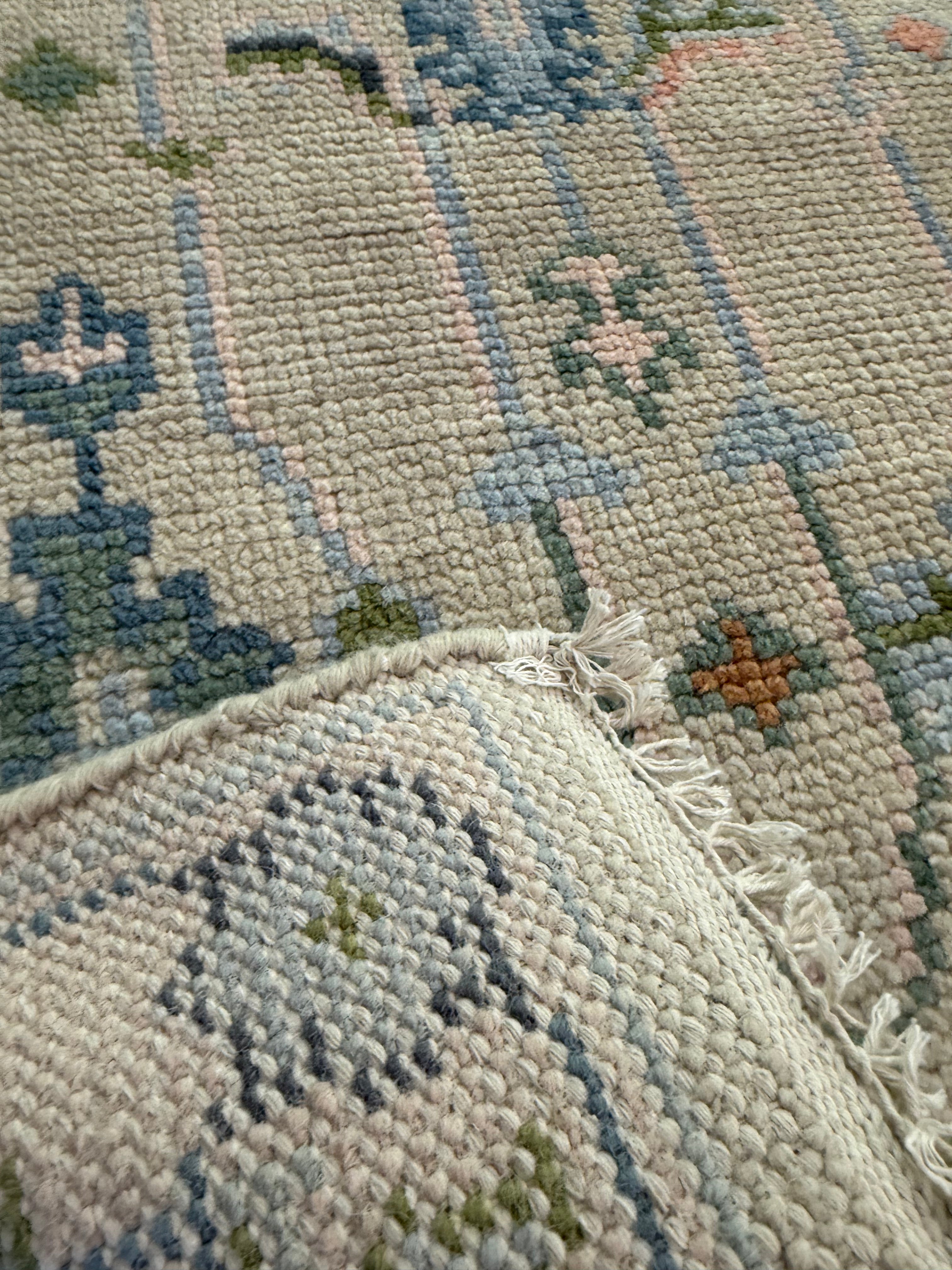 2’ x 6' Ft. Contemporary Turkish Oushak Bohemian Hand Knotted Wool Runner - BR2573