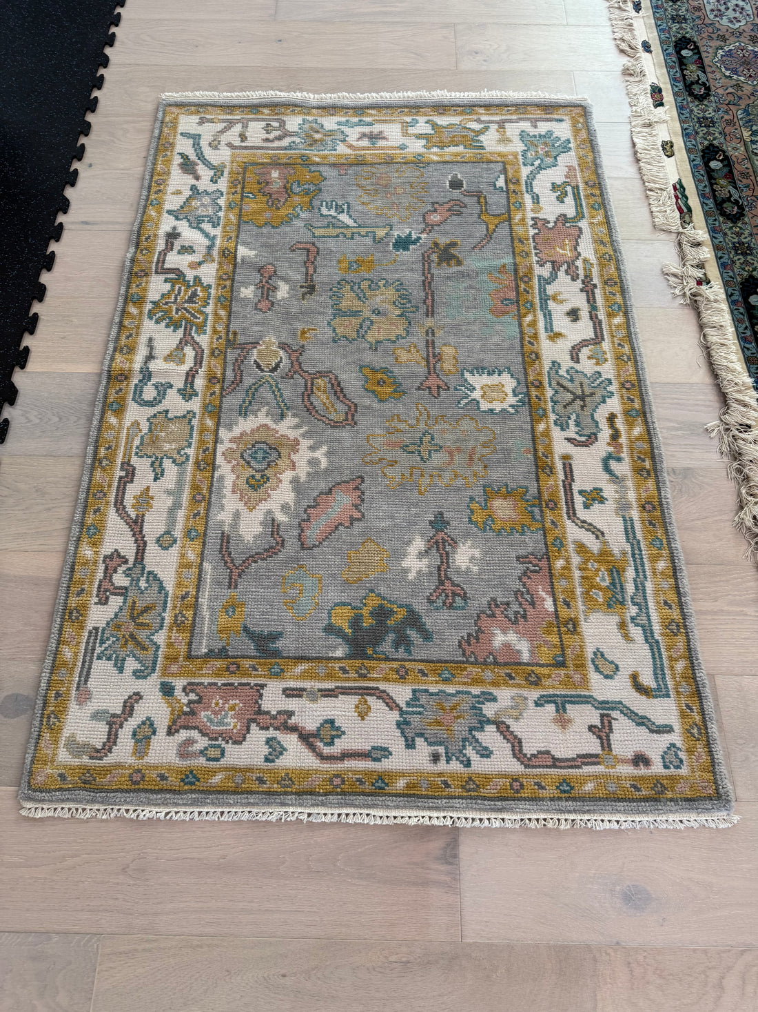 4' x 6' Ft. Contemporary Turkish Oushak Bohemian Hand Knotted Wool Runner - BR2571