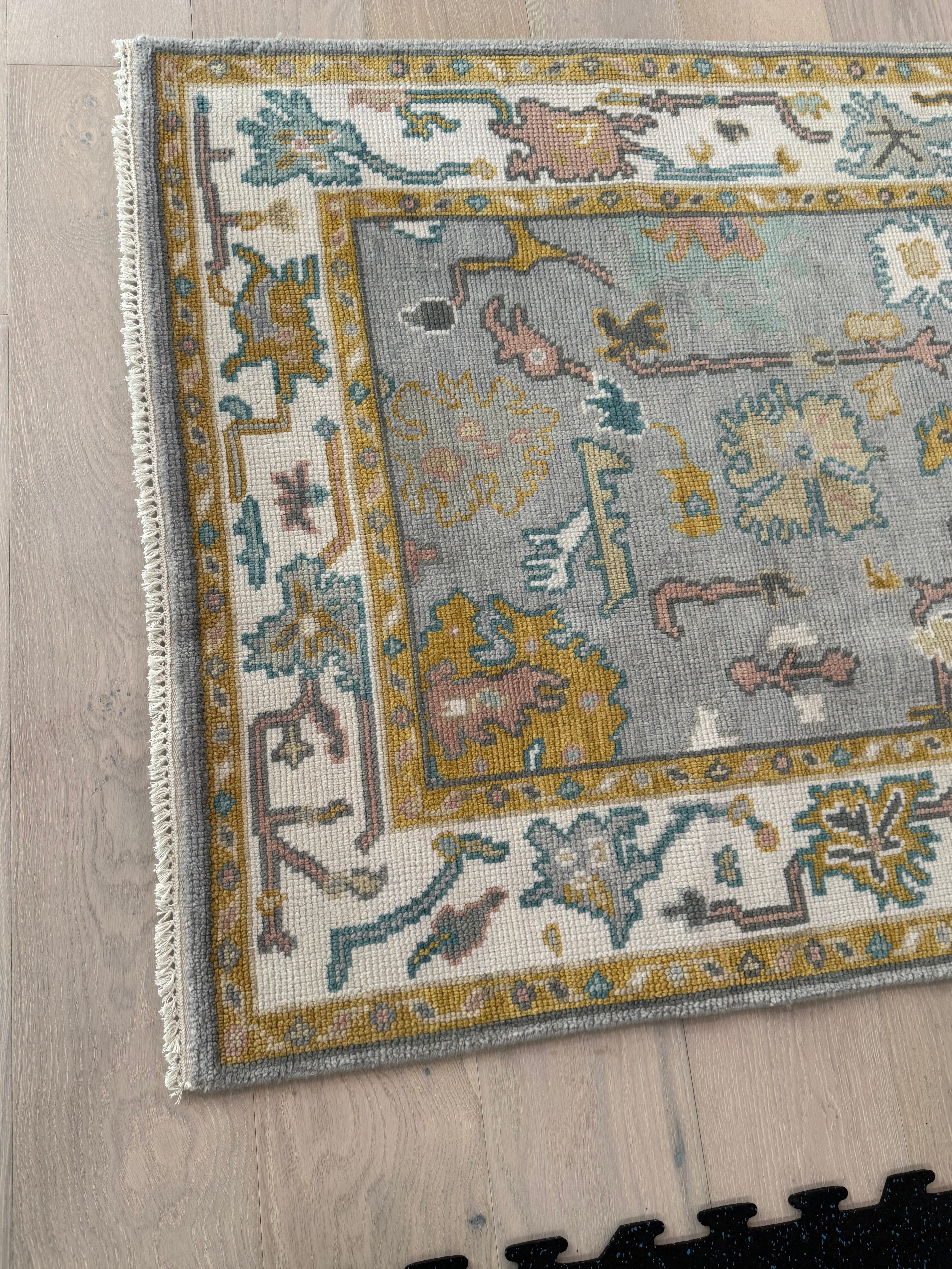 4' x 6' Ft. Contemporary Turkish Oushak Bohemian Hand Knotted Wool Runner - BR2571