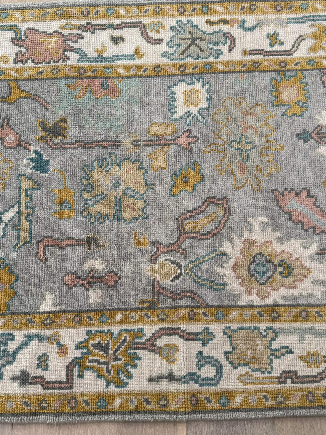 4' x 6' Ft. Contemporary Turkish Oushak Bohemian Hand Knotted Wool Runner - BR2571