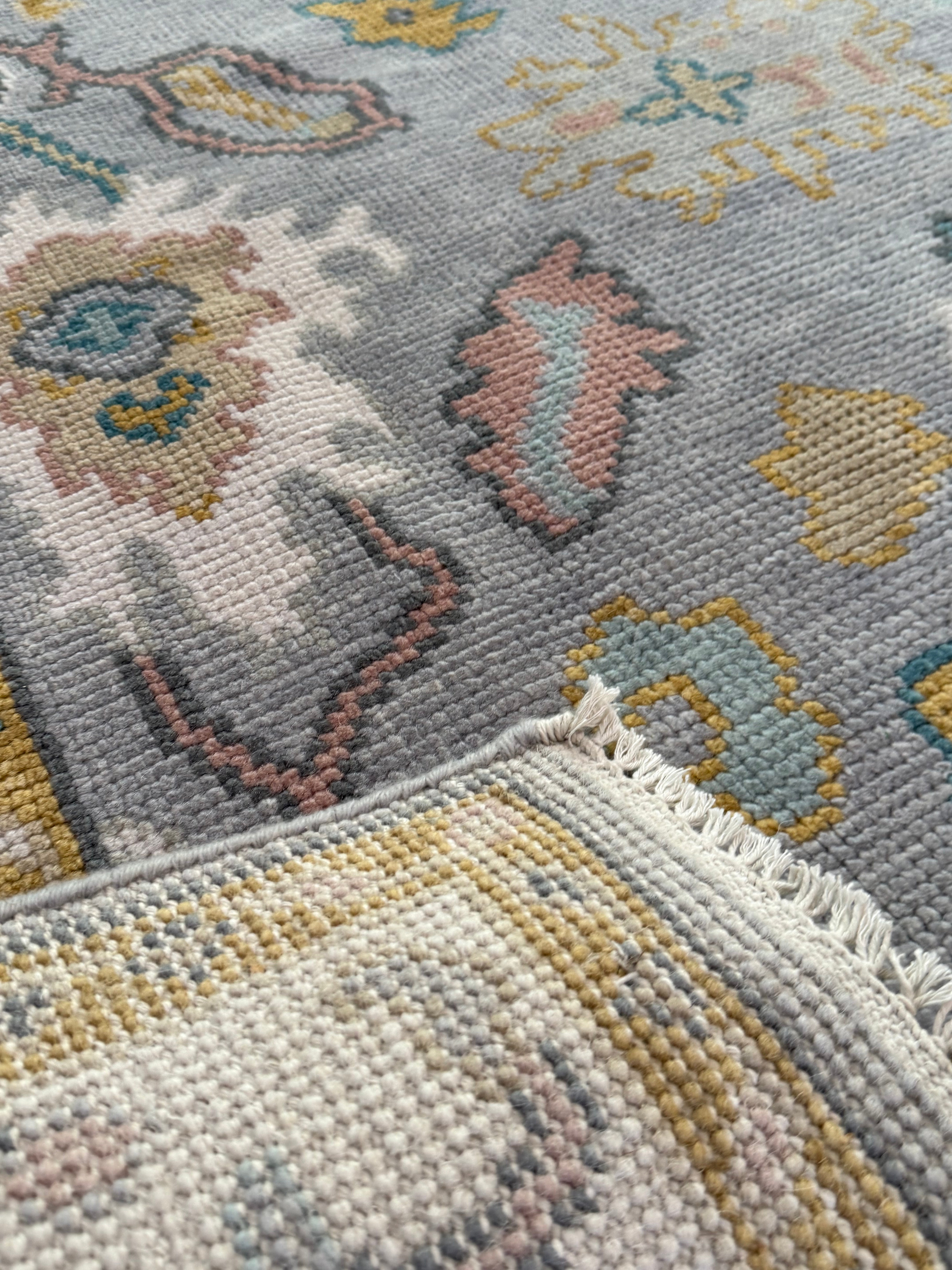 4' x 6' Ft. Contemporary Turkish Oushak Bohemian Hand Knotted Wool Runner - BR2571
