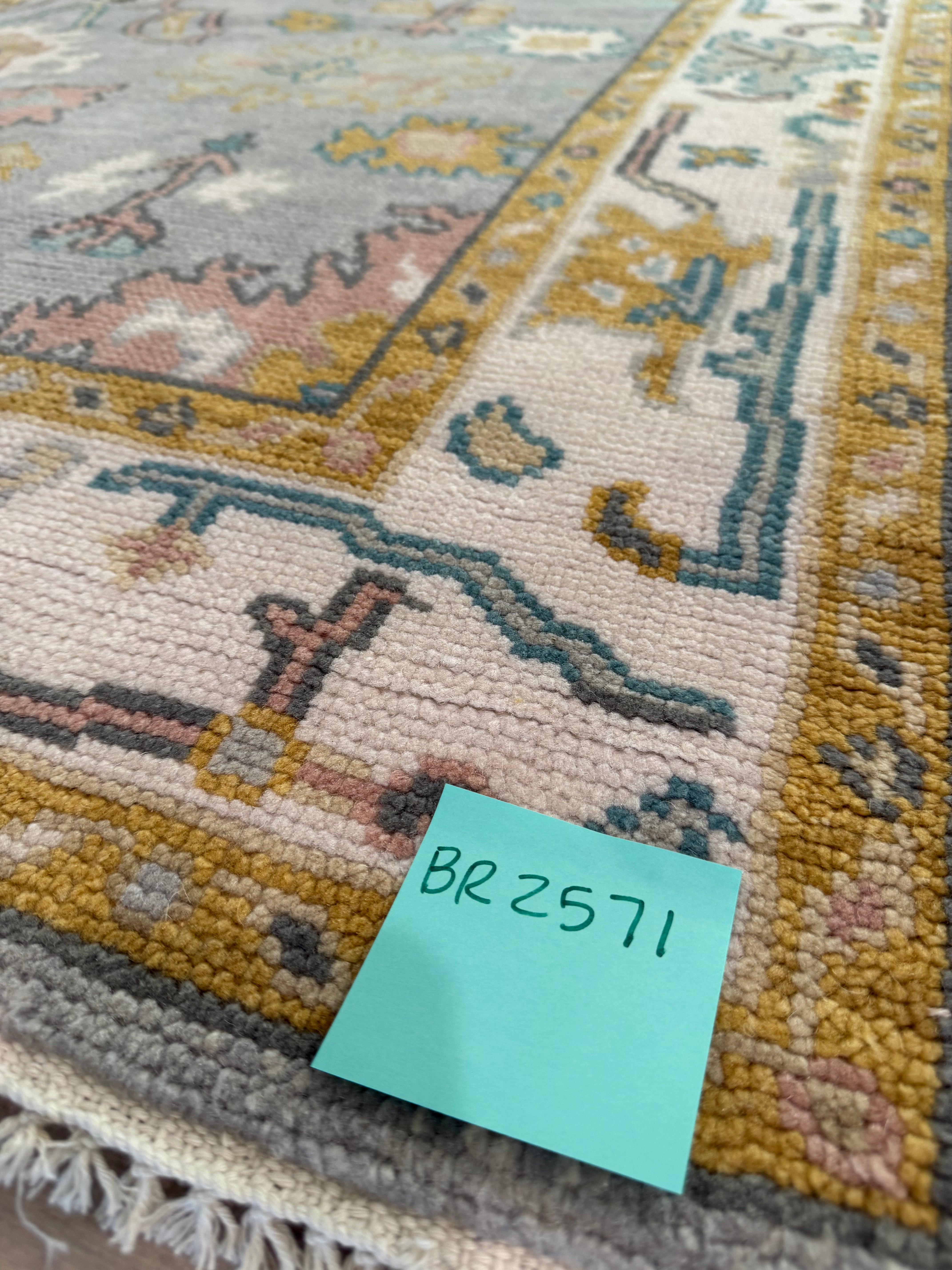 4' x 6' Ft. Contemporary Turkish Oushak Bohemian Hand Knotted Wool Runner - BR2571