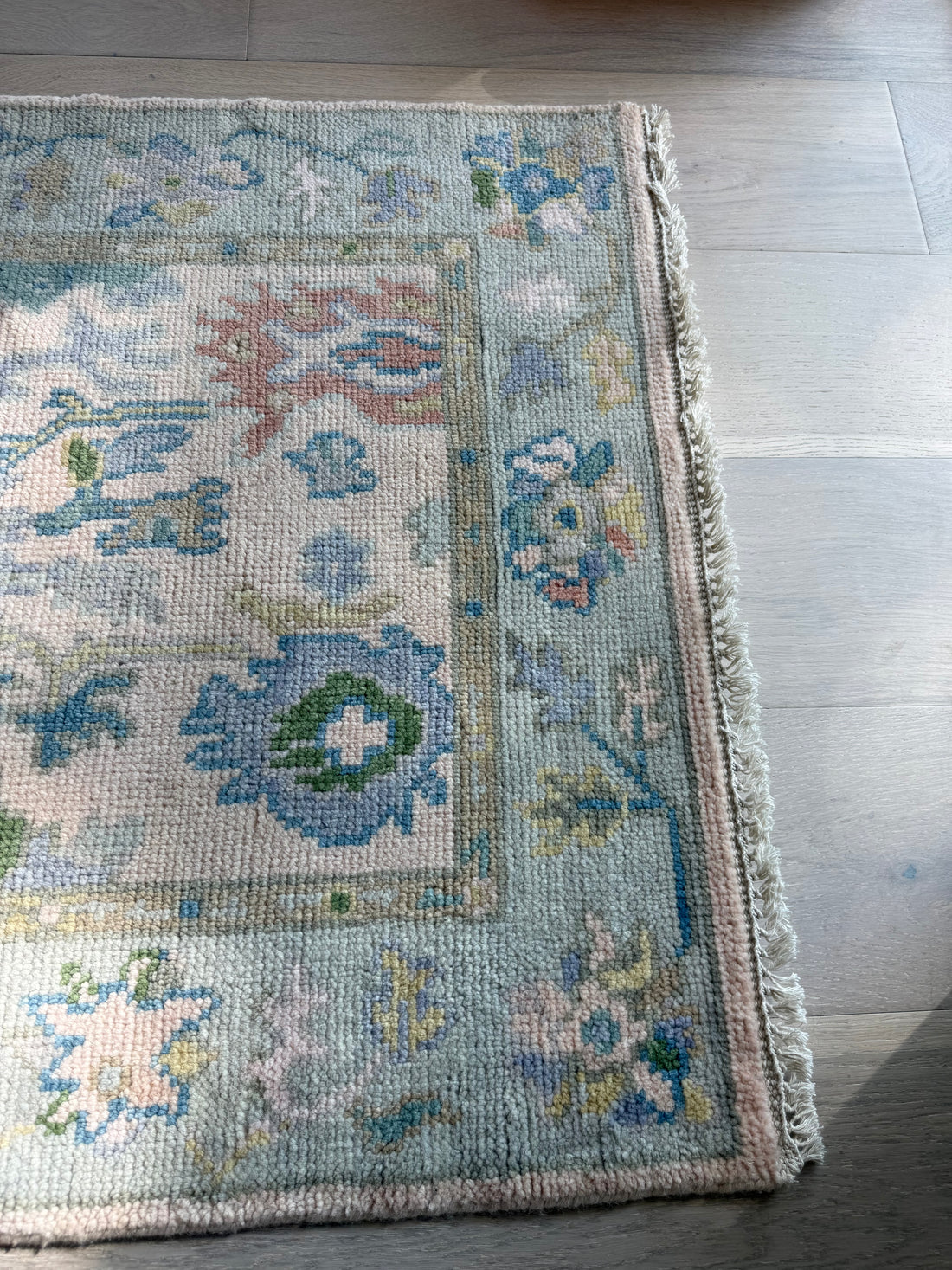 3' x 5' Ft. Contemporary Turkish Oushak Bohemian Hand Knotted Wool Runner - BR2570
