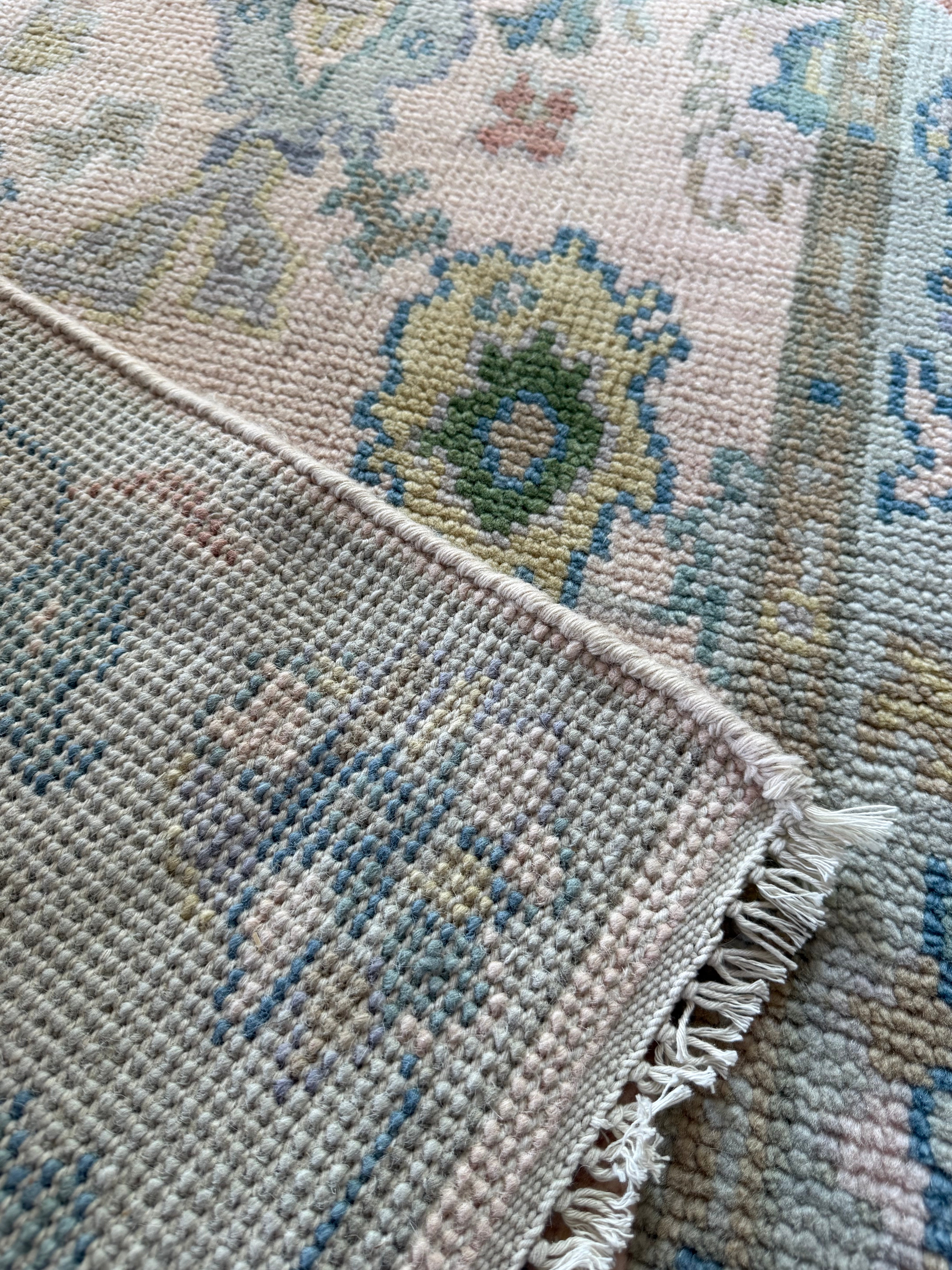 3' x 5' Ft. Contemporary Turkish Oushak Bohemian Hand Knotted Wool Runner - BR2570