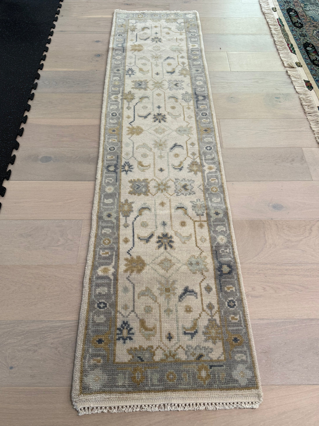 2.1’ x 8' Ft. Contemporary Turkish Oushak Bohemian Hand Knotted Wool Runner – BR2580